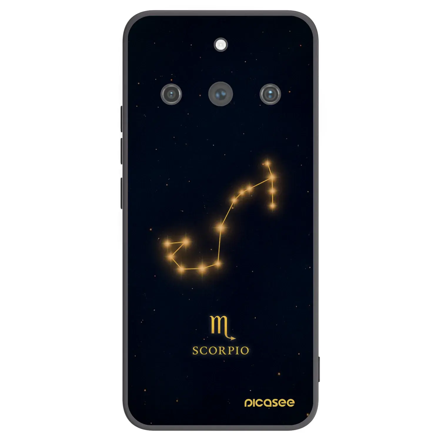 Silikonový černý obal pro Realme 11 Pro+ - SCORPIO