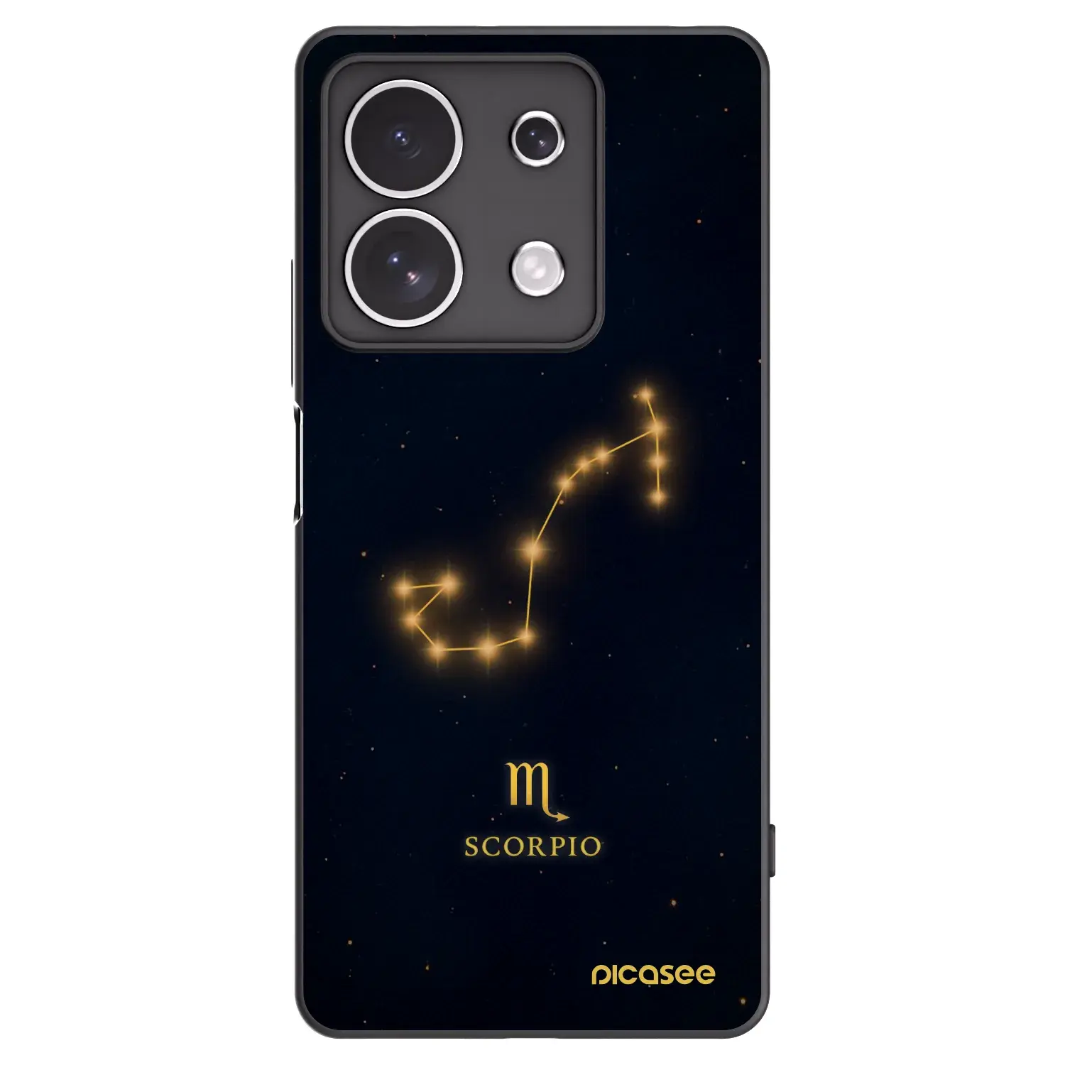 Silikonový černý obal pro Xiaomi Redmi Note 13 4G - SCORPIO