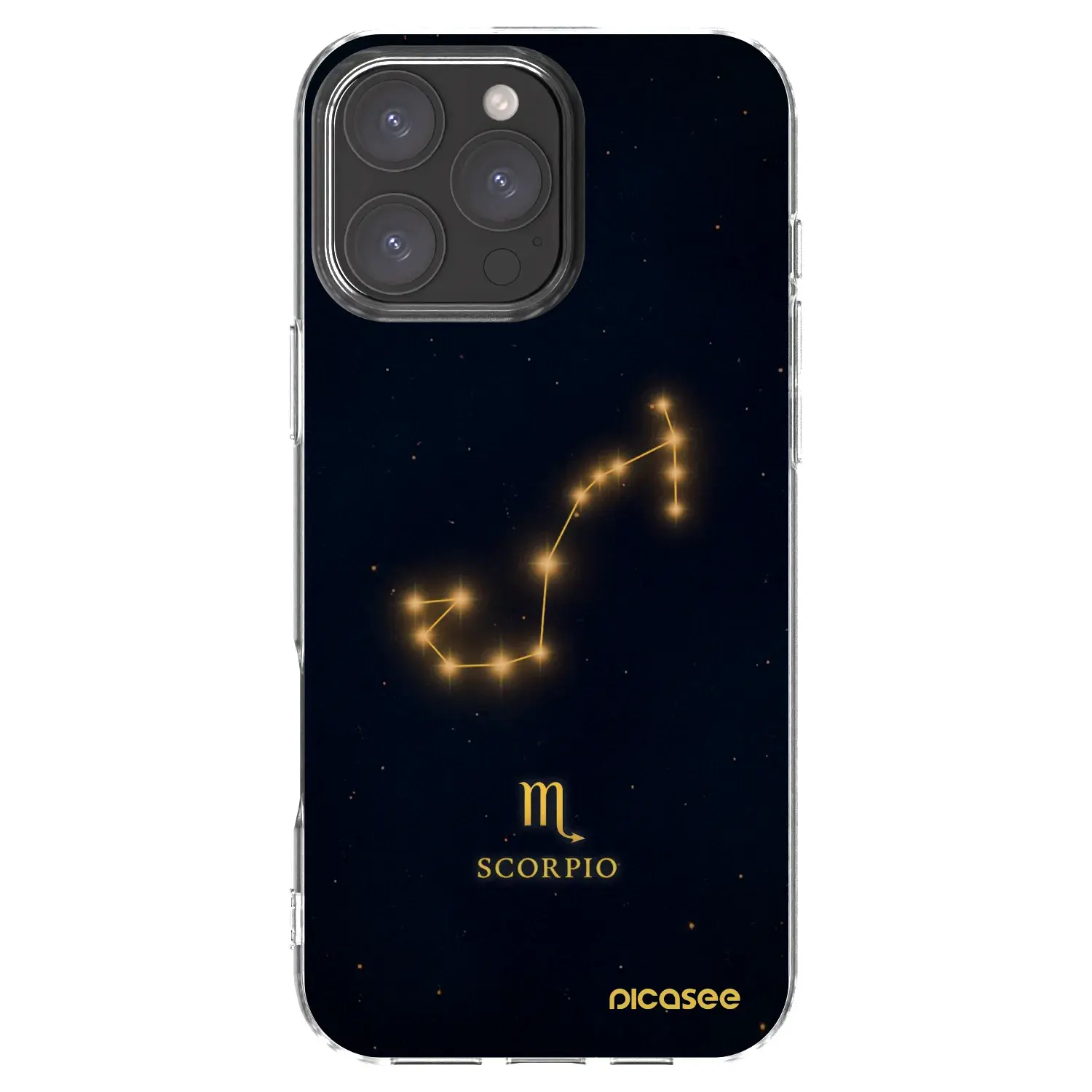 Silikonový průhledný obal pro Apple iPhone 16 Pro Max - SCORPIO