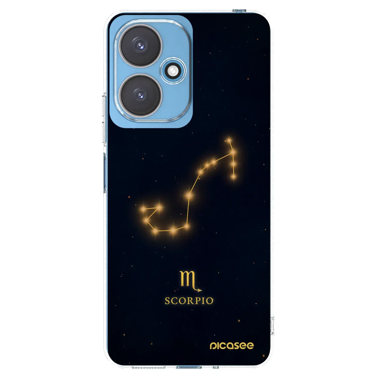 Silikonový průhledný obal pro Xiaomi Redmi 13C 5G - SCORPIO
