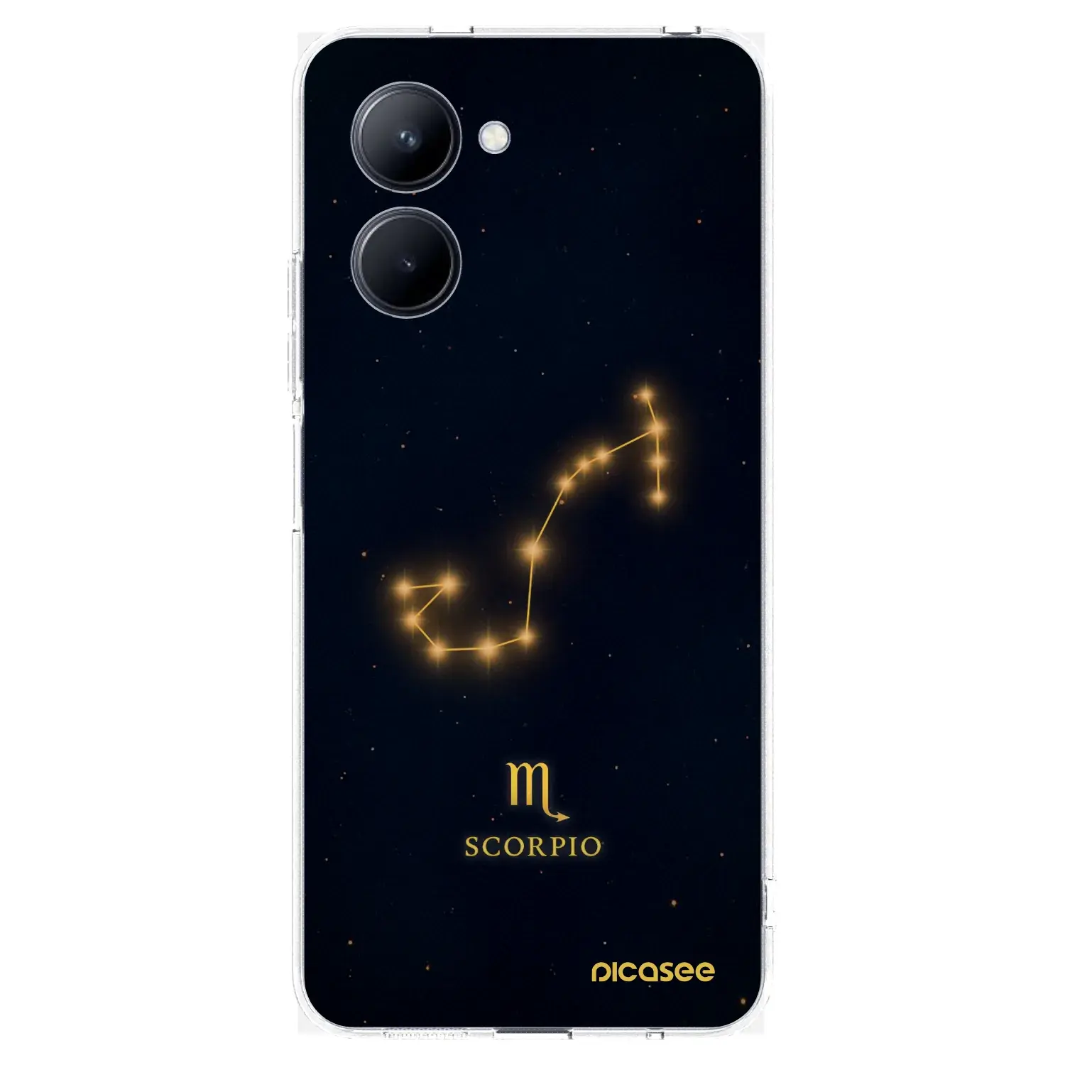Silikonový průhledný obal pro Realme C33 (2023) - SCORPIO