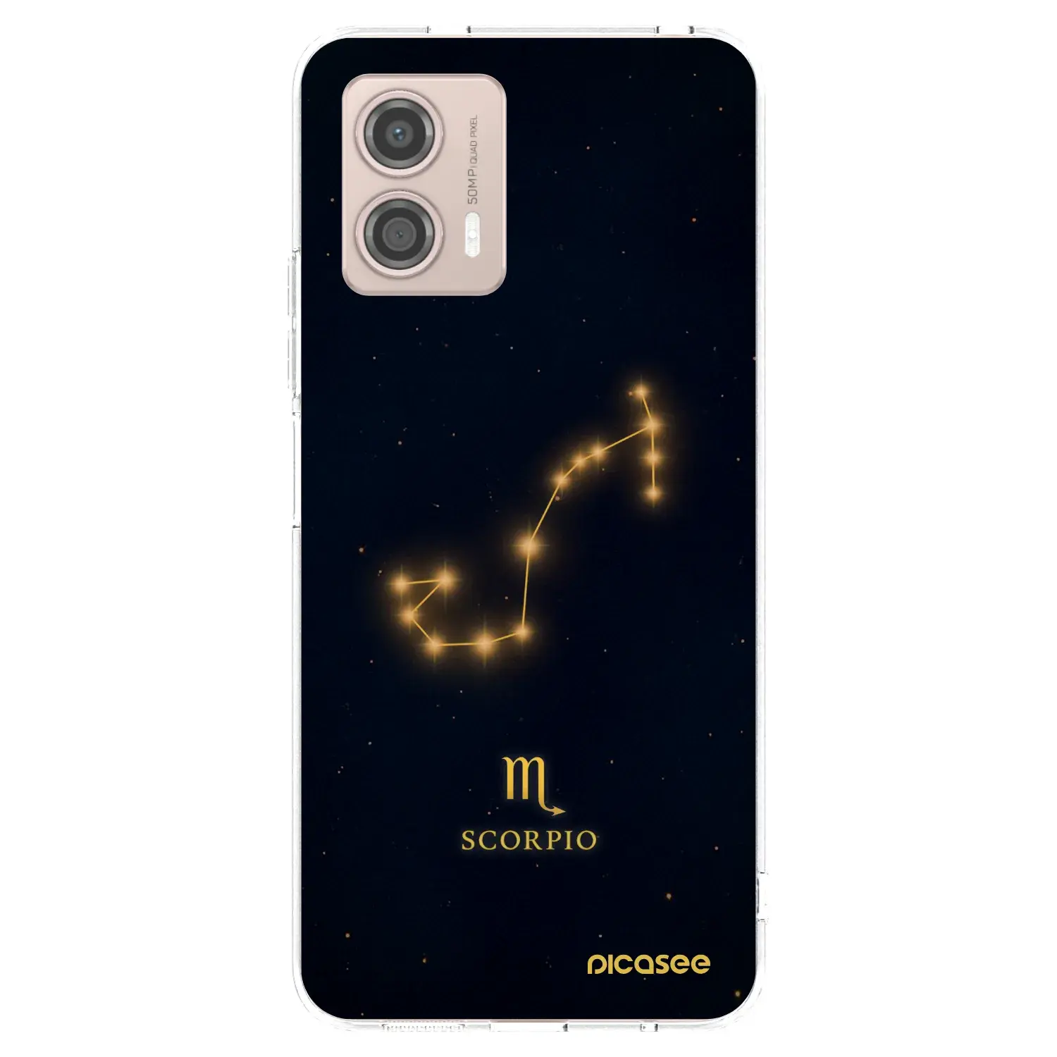 Silikonový průhledný obal pro Motorola Moto G53 5G - SCORPIO