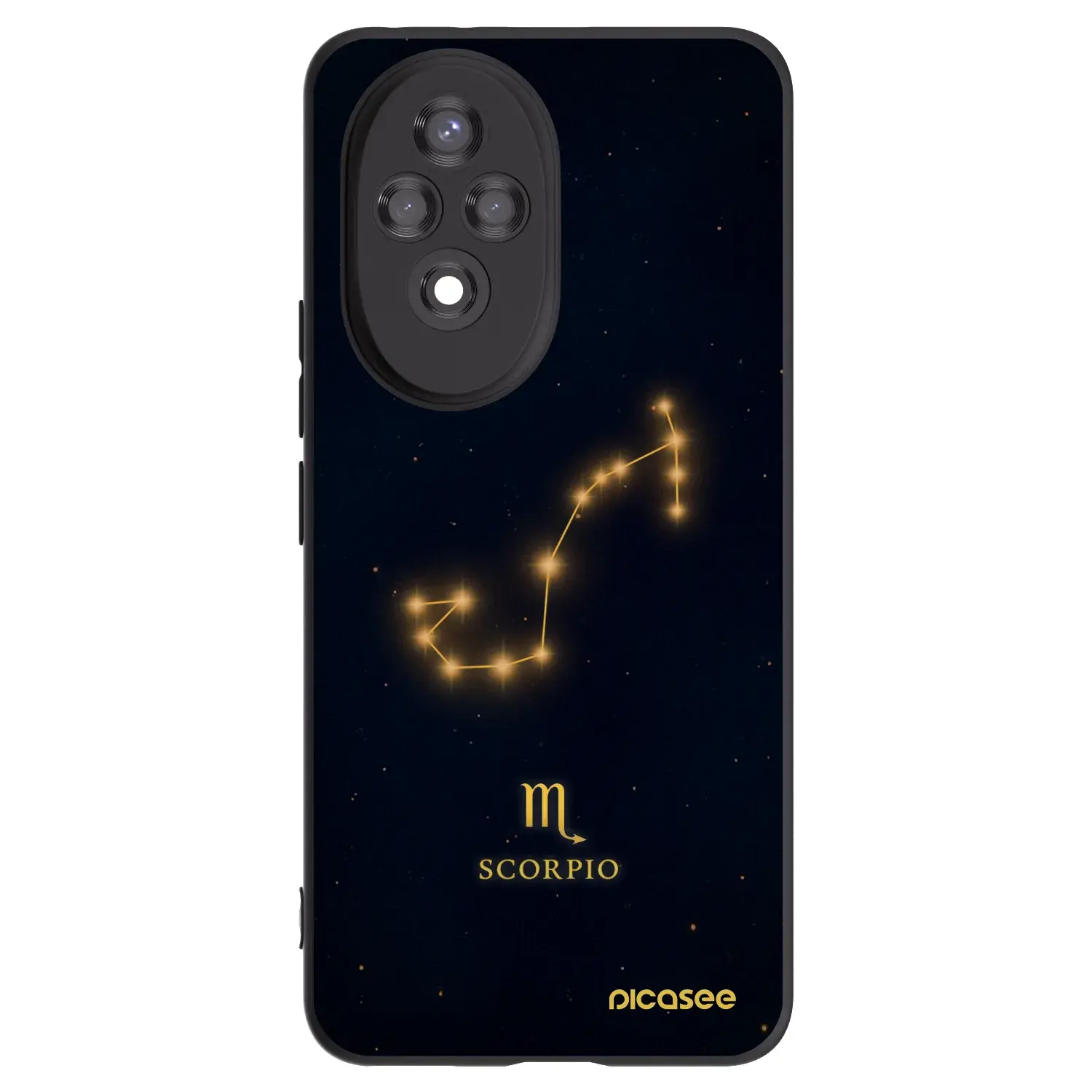Silikonový černý obal pro Honor 200 Pro 5G - SCORPIO