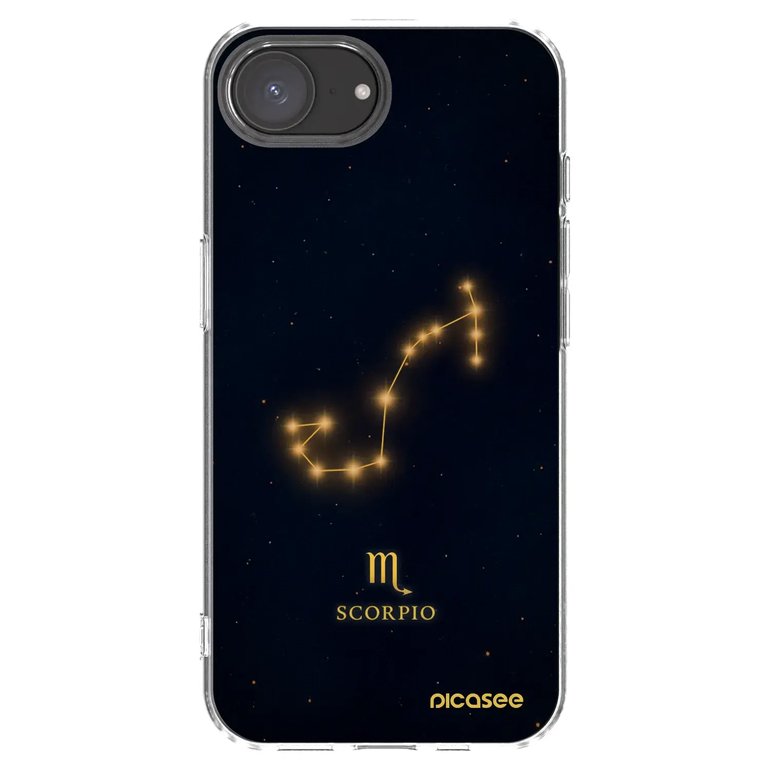 Silikonový průhledný obal pro Apple iPhone 16e - SCORPIO