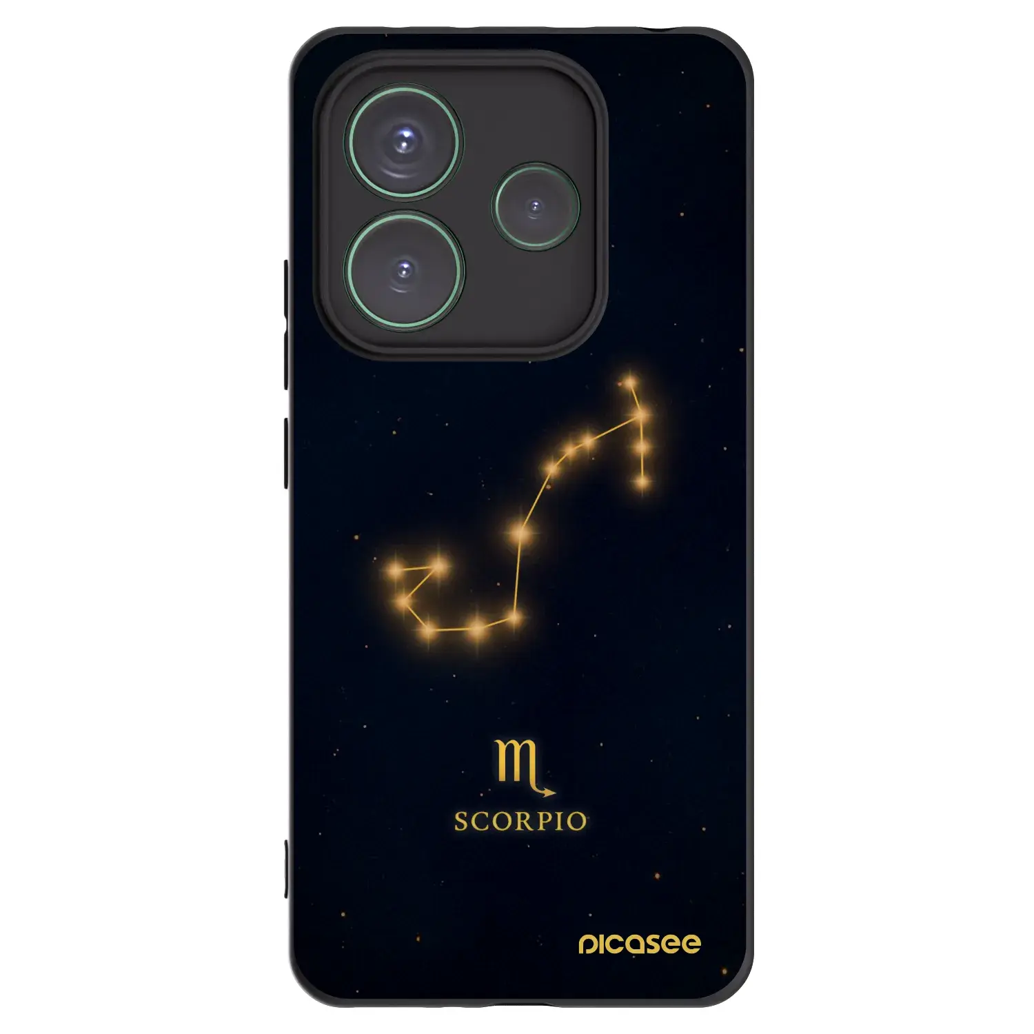 Silikonový černý obal pro Xiaomi Redmi Note 14 5G - SCORPIO