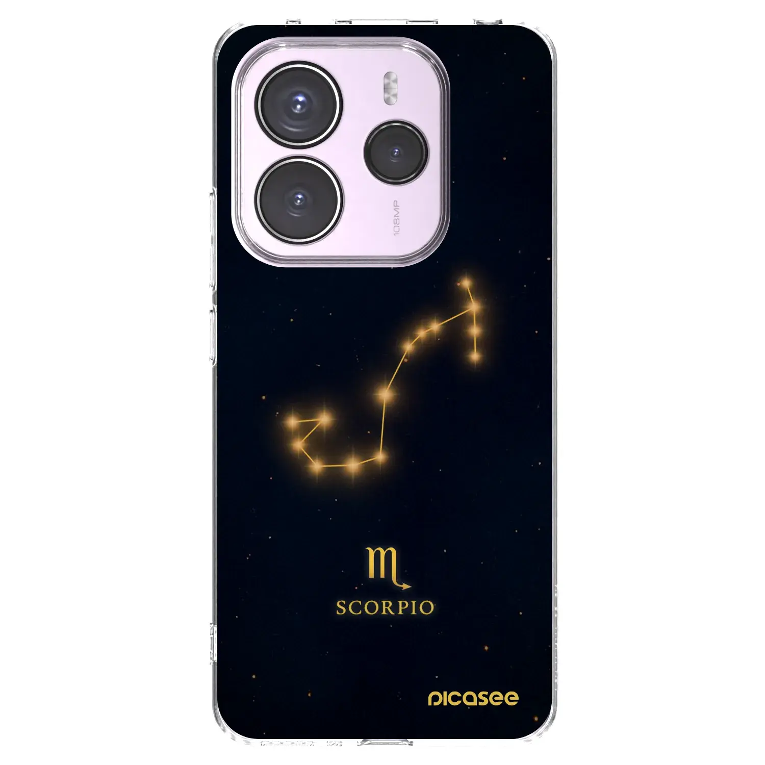 Silikonový průhledný obal pro Xiaomi Redmi Note 14 5G - SCORPIO