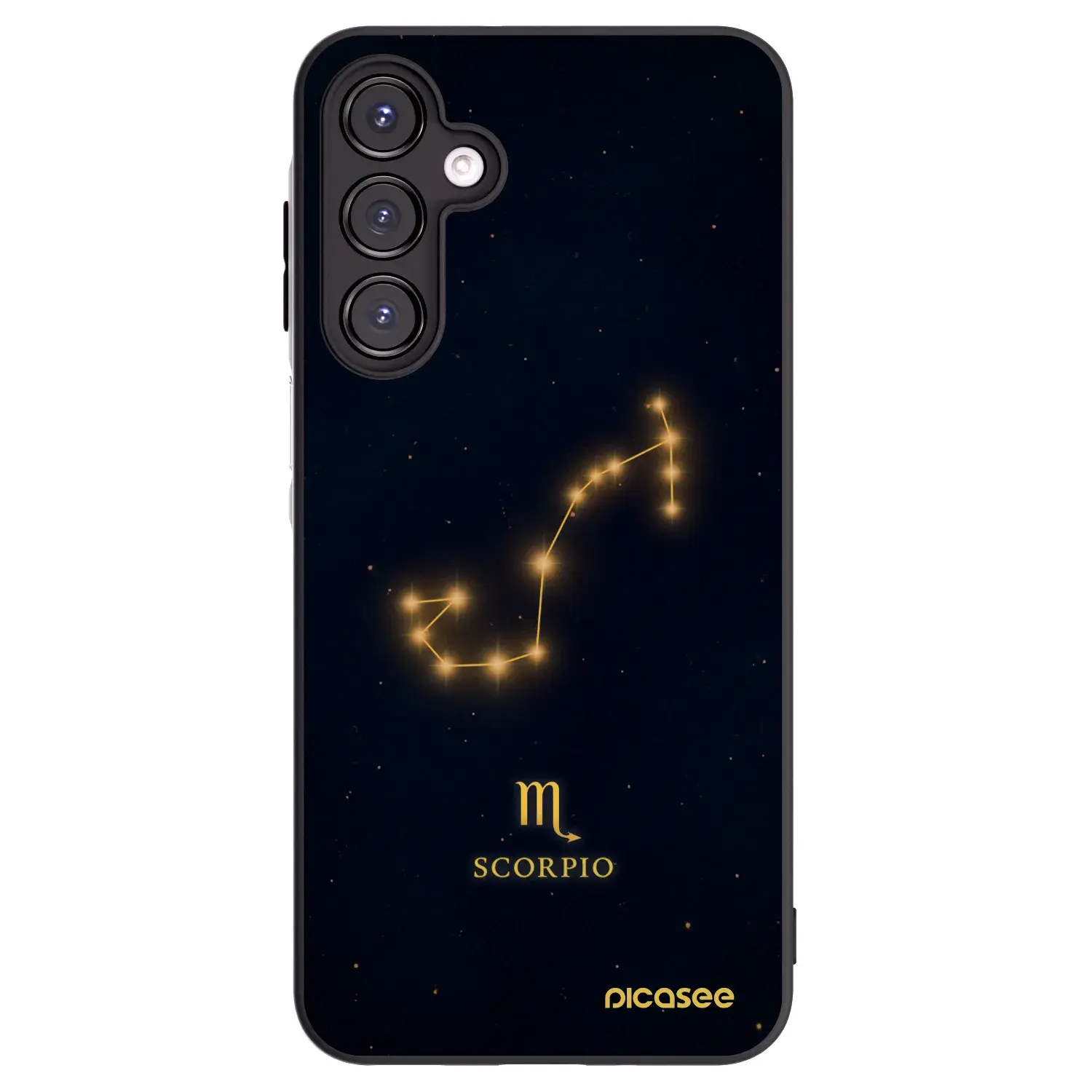 Silikonový černý obal pro Samsung Galaxy A16 5G - SCORPIO