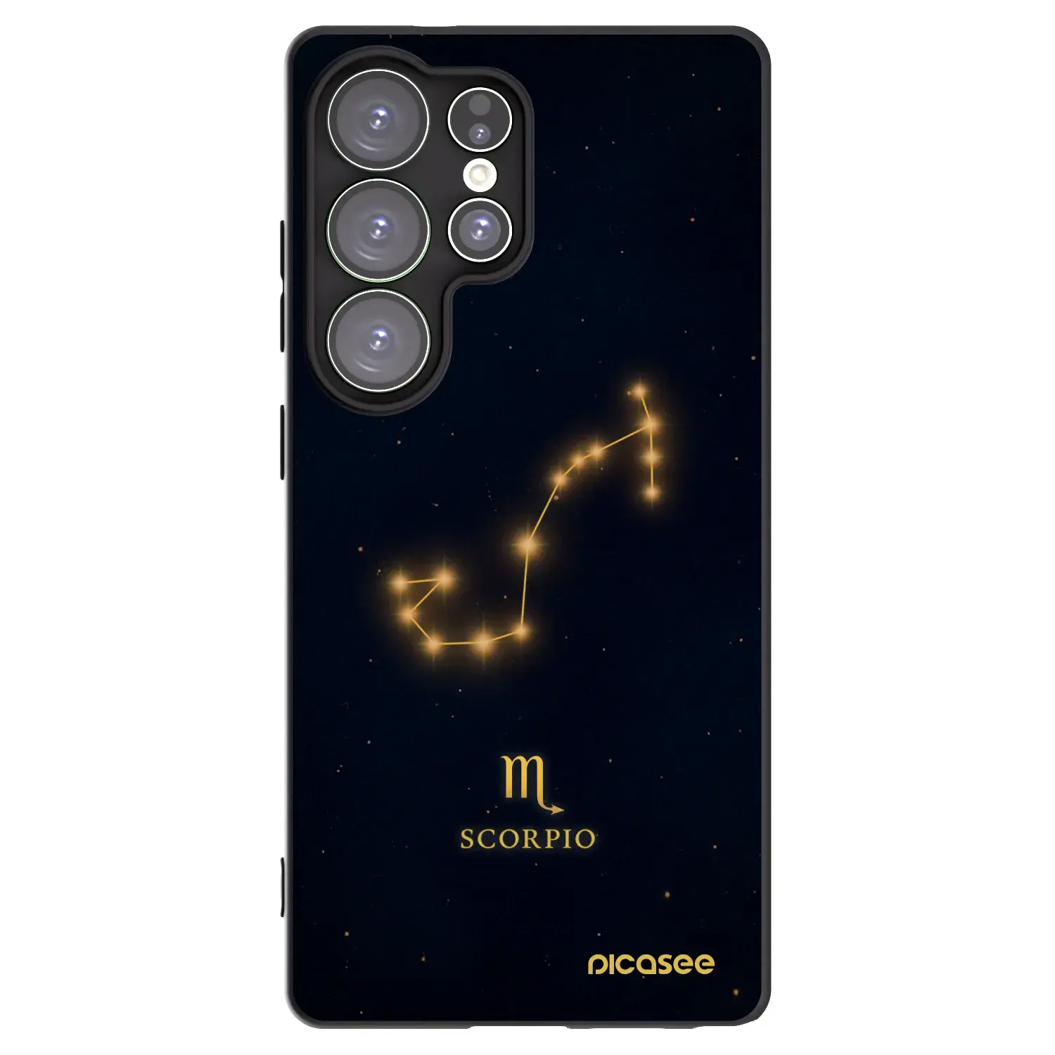 Silikonový černý obal pro Samsung Galaxy S25 Ultra 5G - SCORPIO