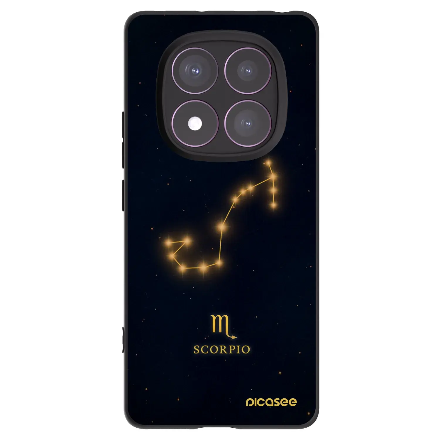 Silikonový černý obal pro Xiaomi Redmi Note 14 Pro 4G - SCORPIO