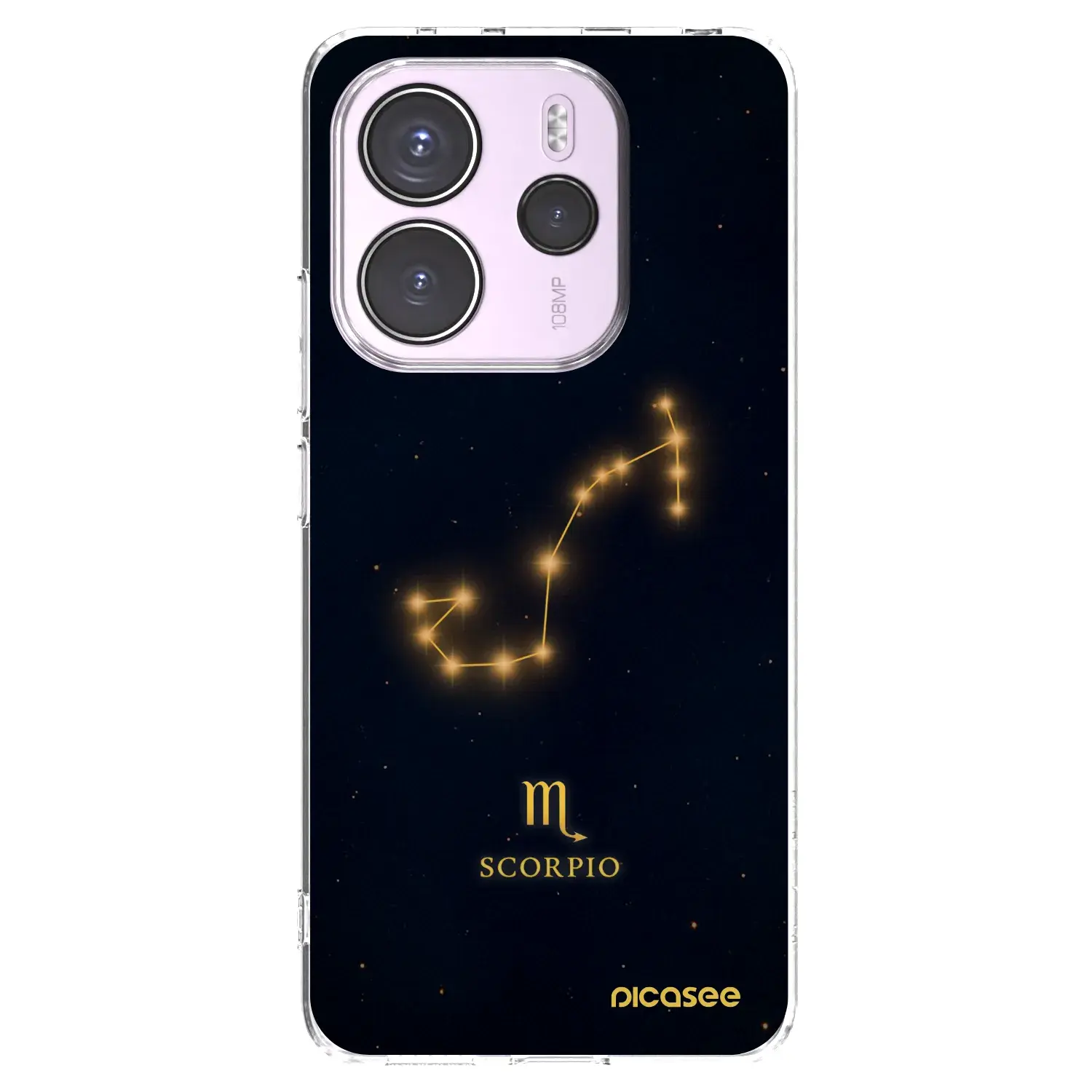 Silikonový průhledný obal pro Xiaomi Redmi Note 14 4G - SCORPIO