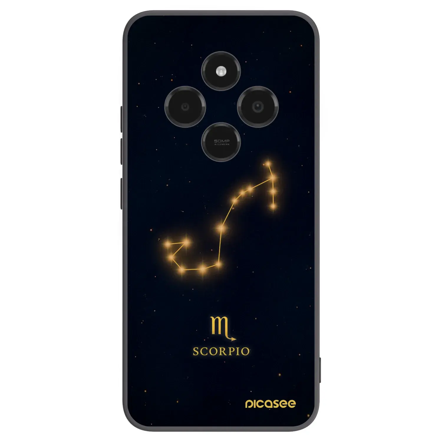 Silikonový černý obal pro Xiaomi Poco C75 - SCORPIO