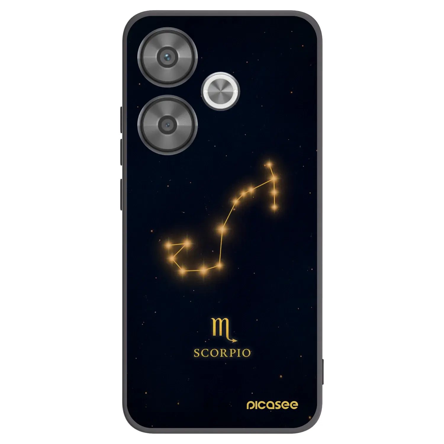 Silikonový černý obal pro Xiaomi Poco F6 - SCORPIO