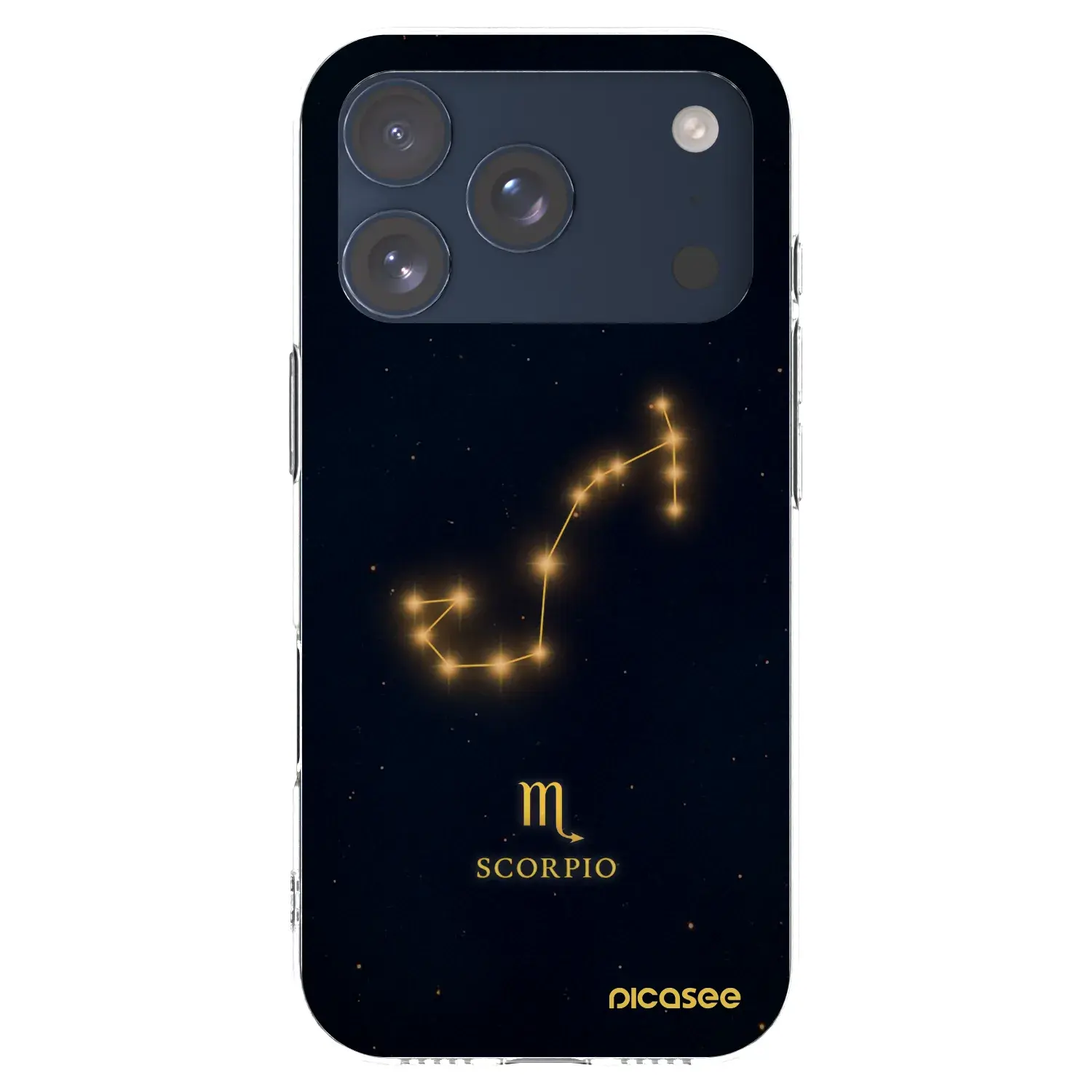 Silikonový průhledný obal pro Apple iPhone 17 Pro - SCORPIO