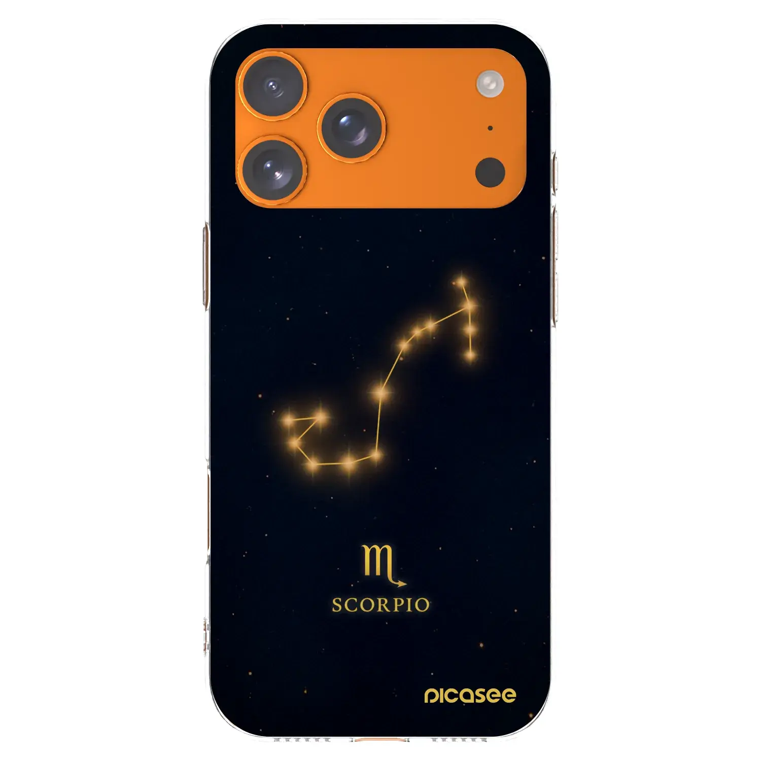 Silikonový průhledný obal pro Apple iPhone 17 Pro Max - SCORPIO