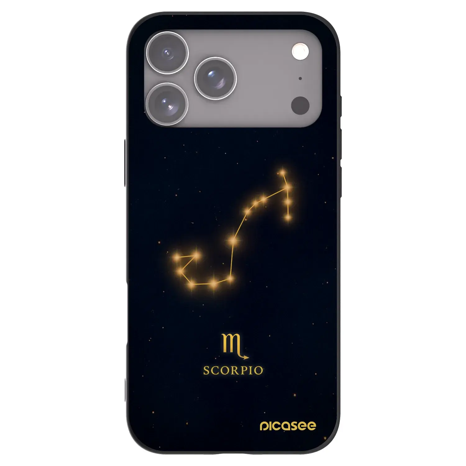 Silikonový černý obal pro Apple iPhone 17 Pro Max - SCORPIO