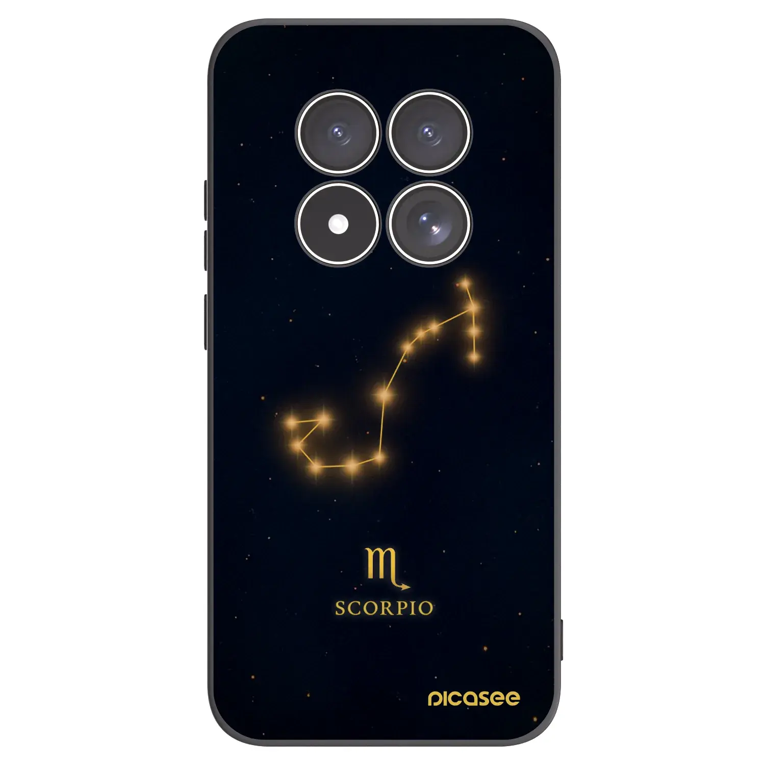 Silikonový černý obal pro Xiaomi Redmi Note 15 Pro 4G - SCORPIO