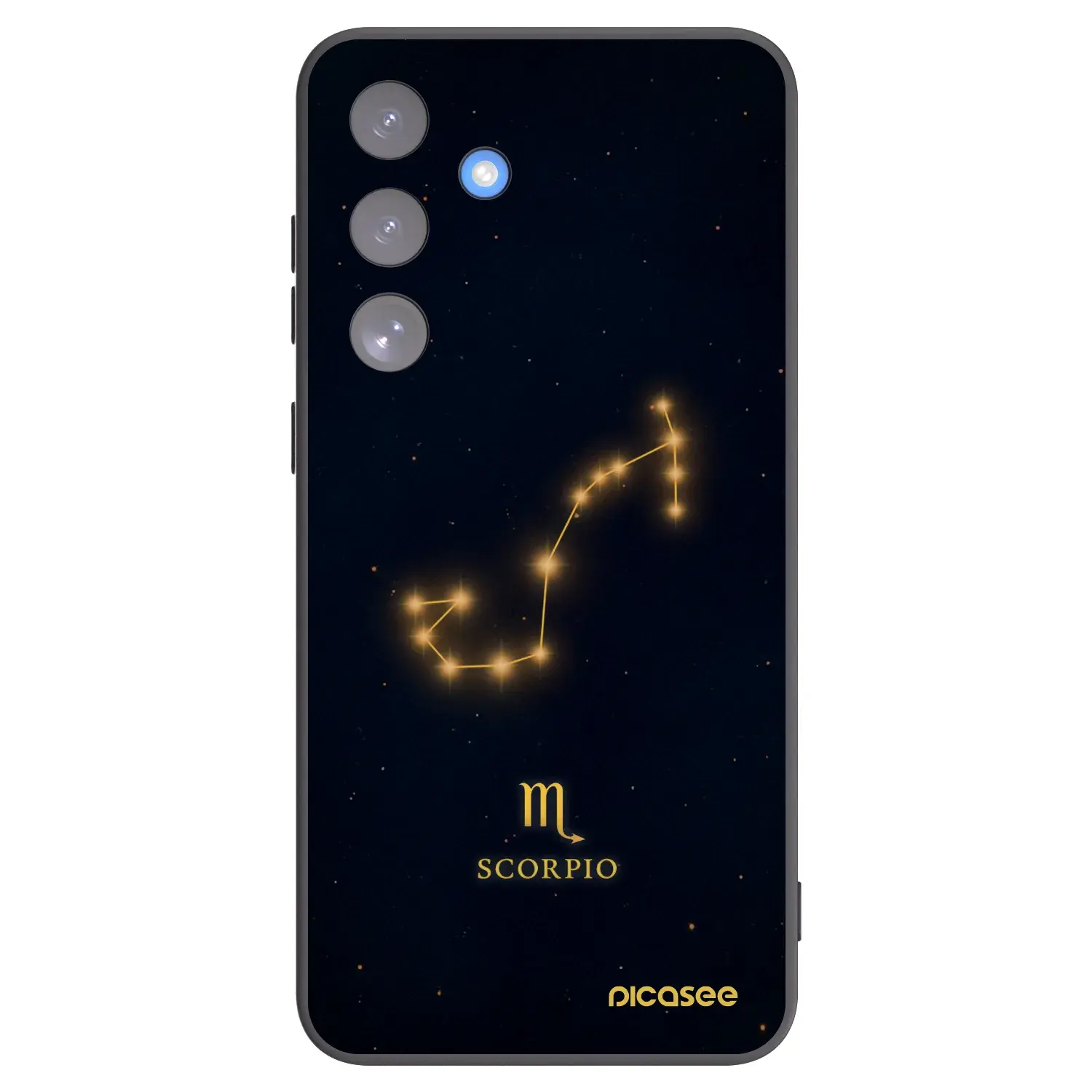 Silikonový černý obal pro Samsung Galaxy S25 FE 5G - SCORPIO