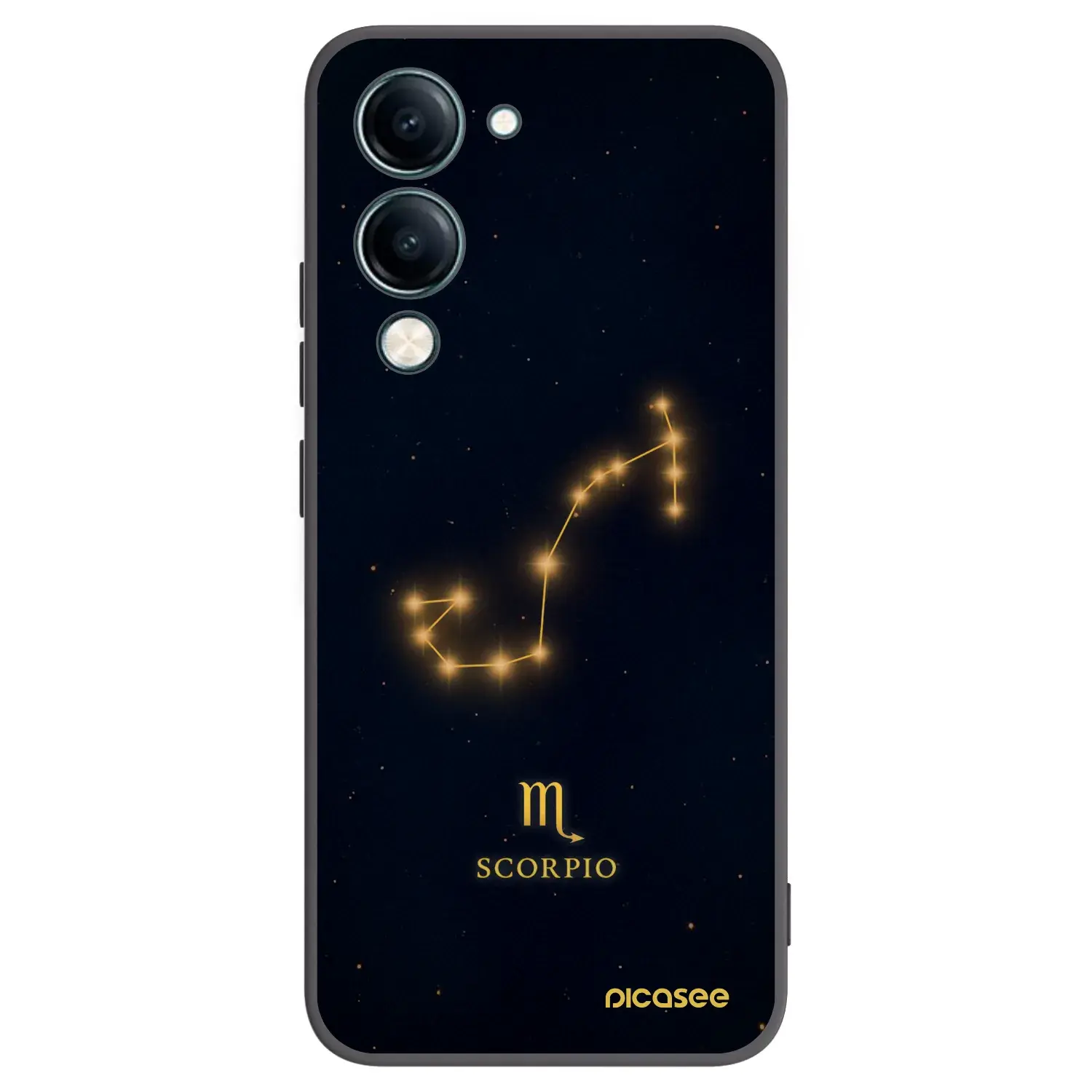Silikonový černý obal pro Vivo Y29s 5G - SCORPIO