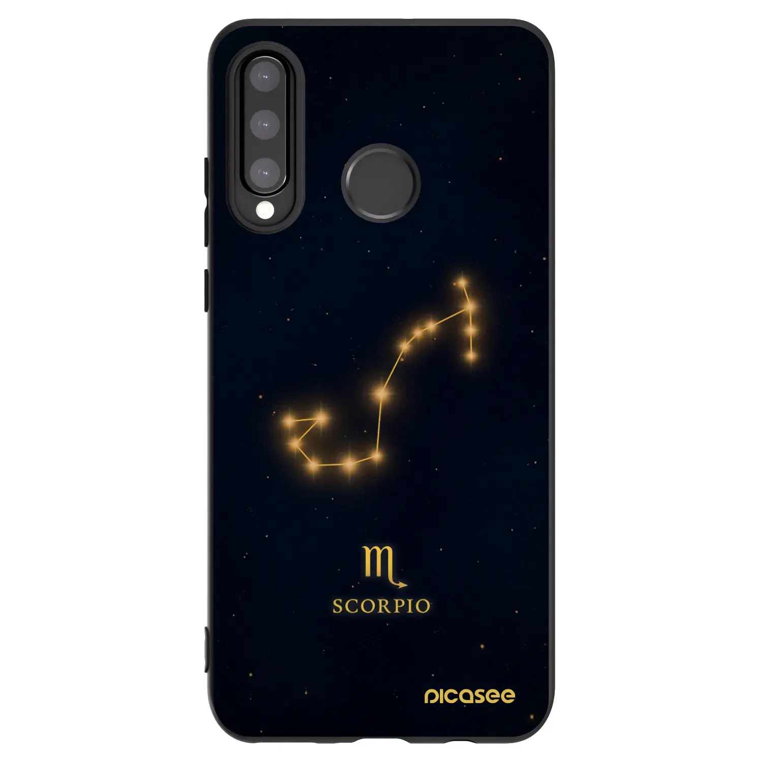 Silikonový černý obal pro Huawei P30 Lite - SCORPIO