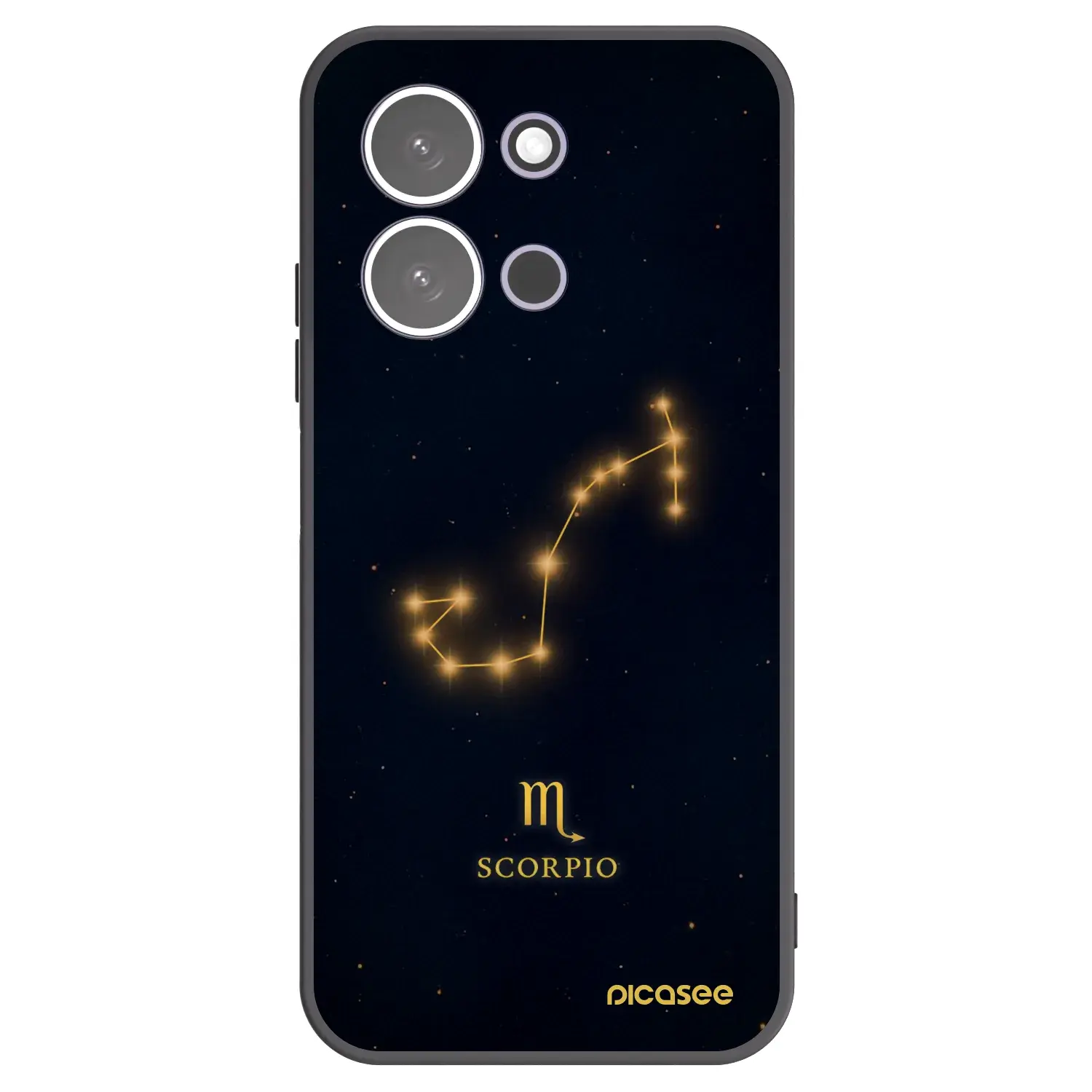 Silikonový černý obal pro Xiaomi Redmi 15C 5G - SCORPIO