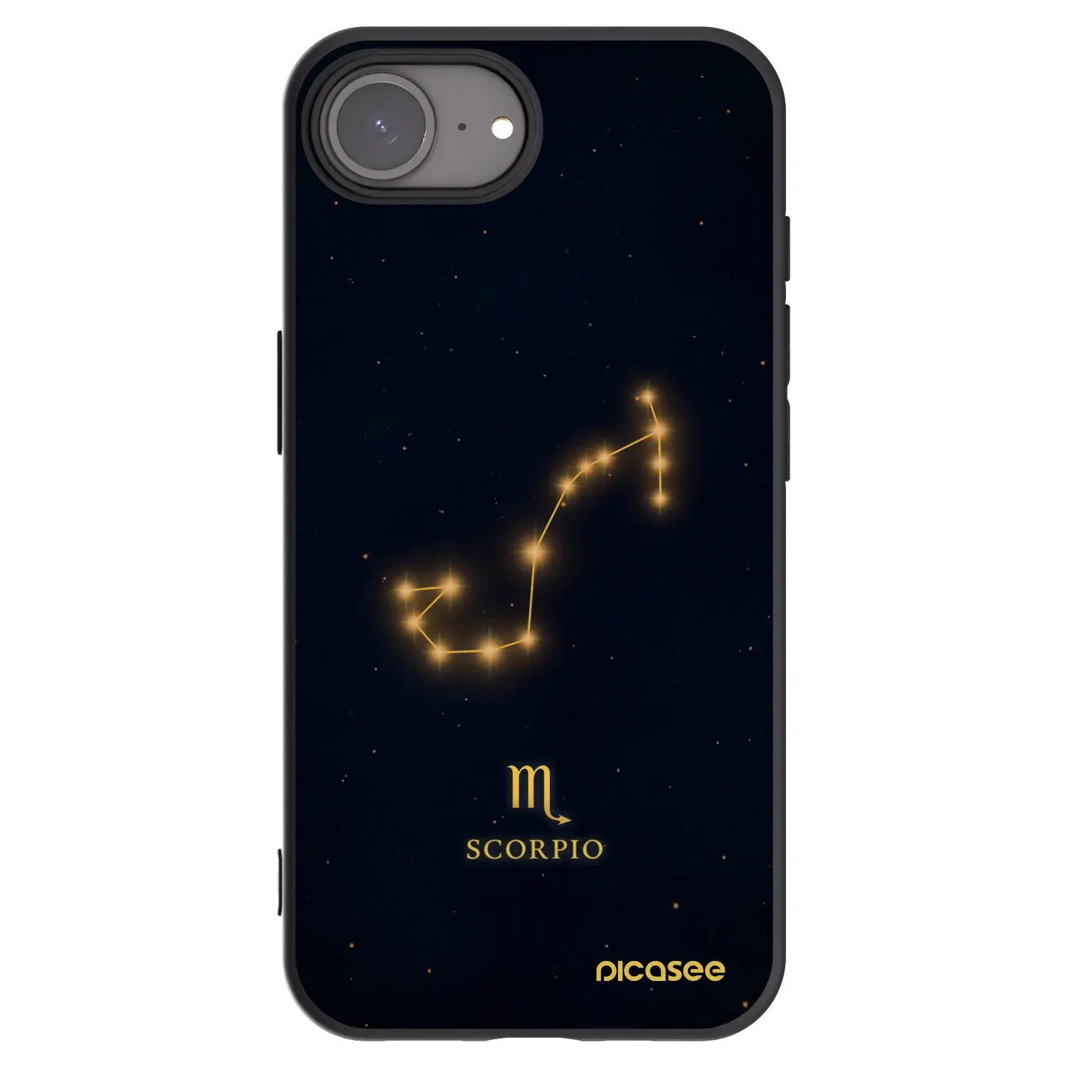 Silikonový černý obal pro Apple iPhone 17e - SCORPIO