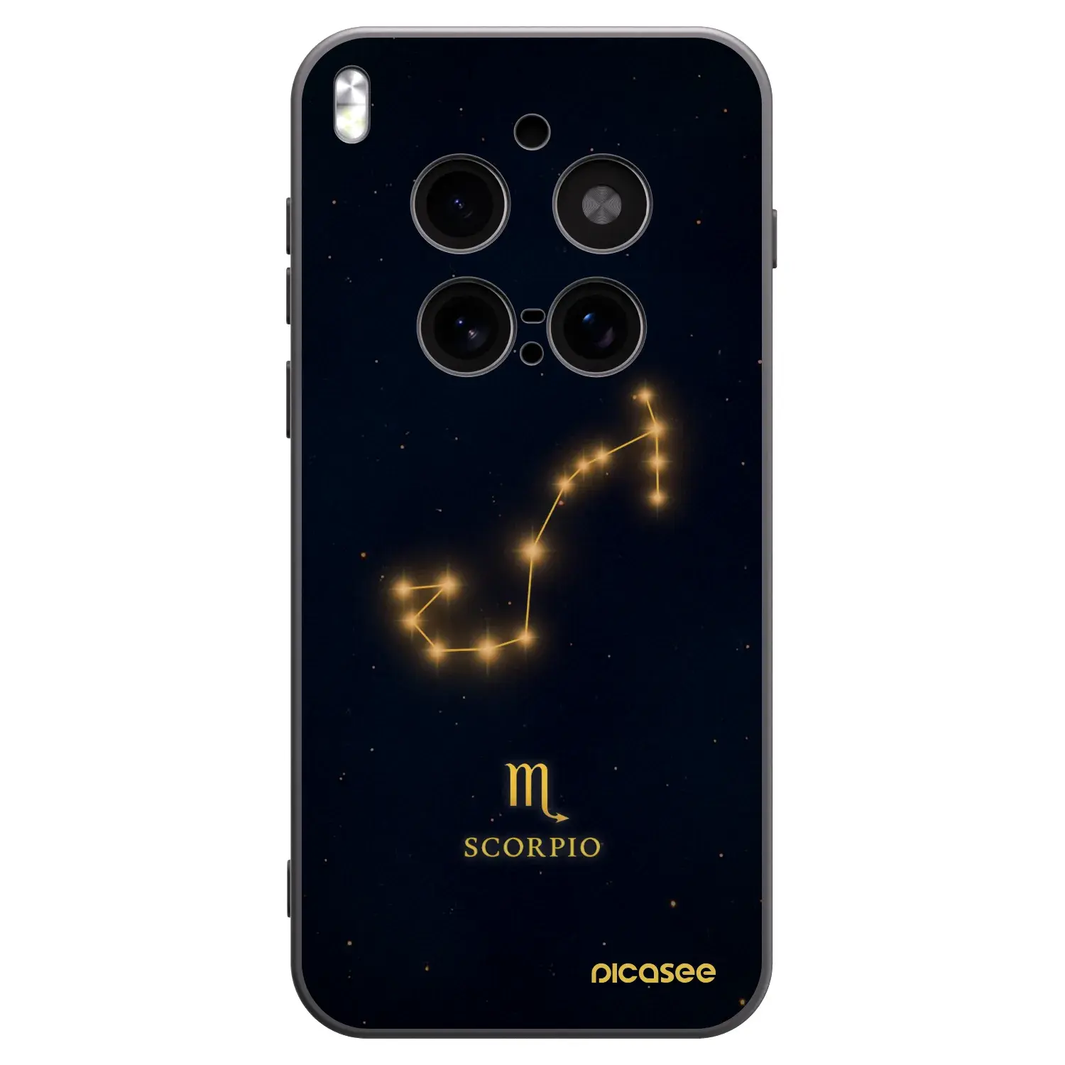 Silikonový černý obal pro Vivo X300 Pro - SCORPIO