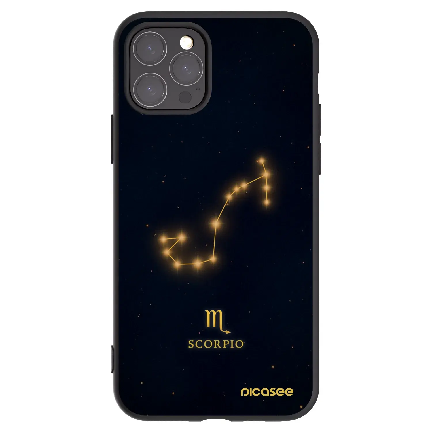 Silikonový černý obal pro Apple iPhone 11 Pro - SCORPIO