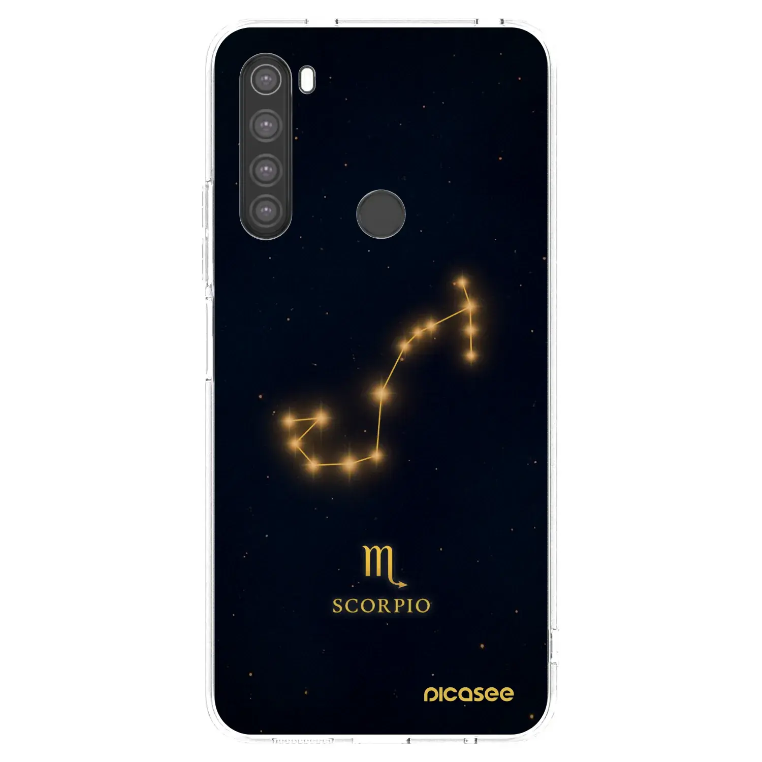 Silikonový průhledný obal pro Xiaomi Redmi Note 8 - SCORPIO