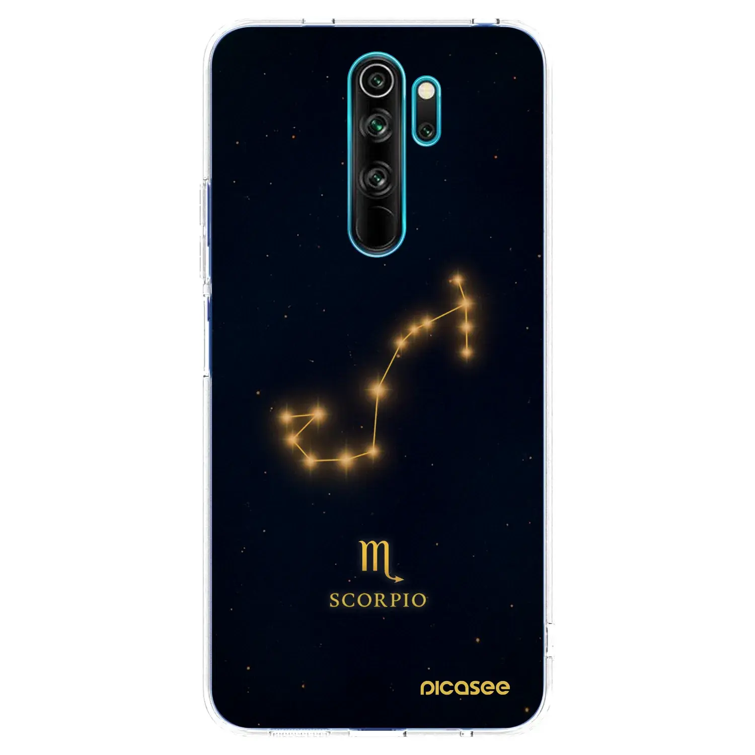 Silikonový průhledný obal pro Xiaomi Redmi Note 8 Pro - SCORPIO