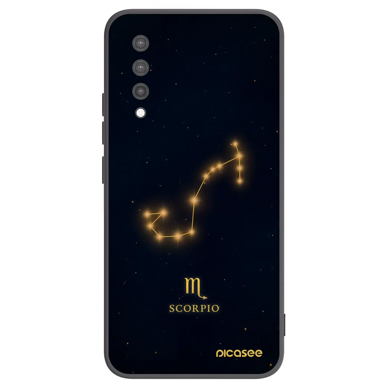 Silikonový černý obal pro Xiaomi Mi 9 Lite - SCORPIO