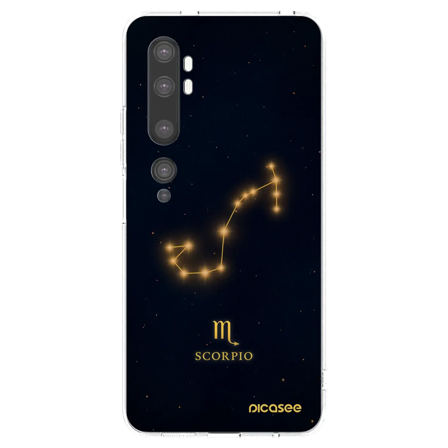 Silikonový průhledný obal pro Xiaomi Mi Note 10 (Pro) - SCORPIO
