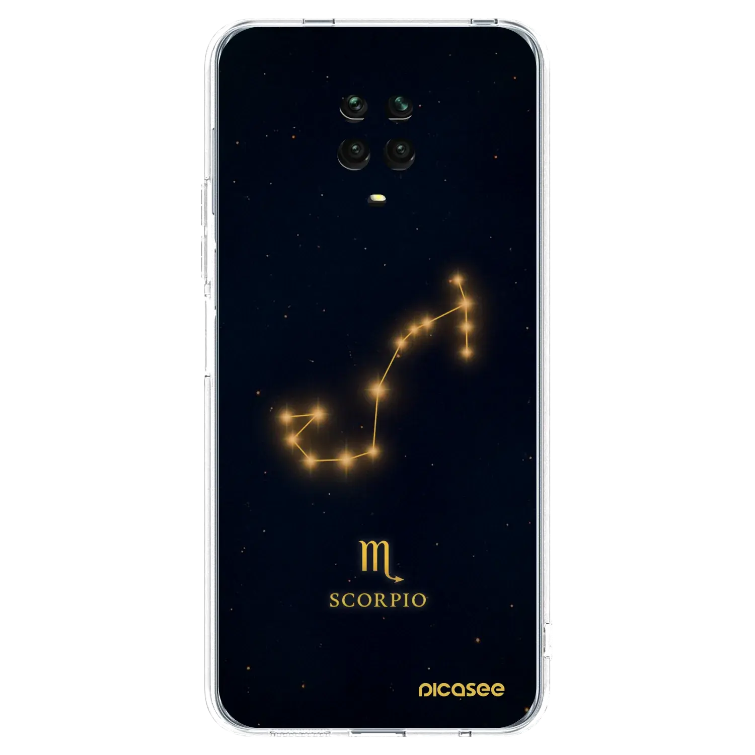 Silikonový průhledný obal pro Xiaomi Redmi Note 9S - SCORPIO