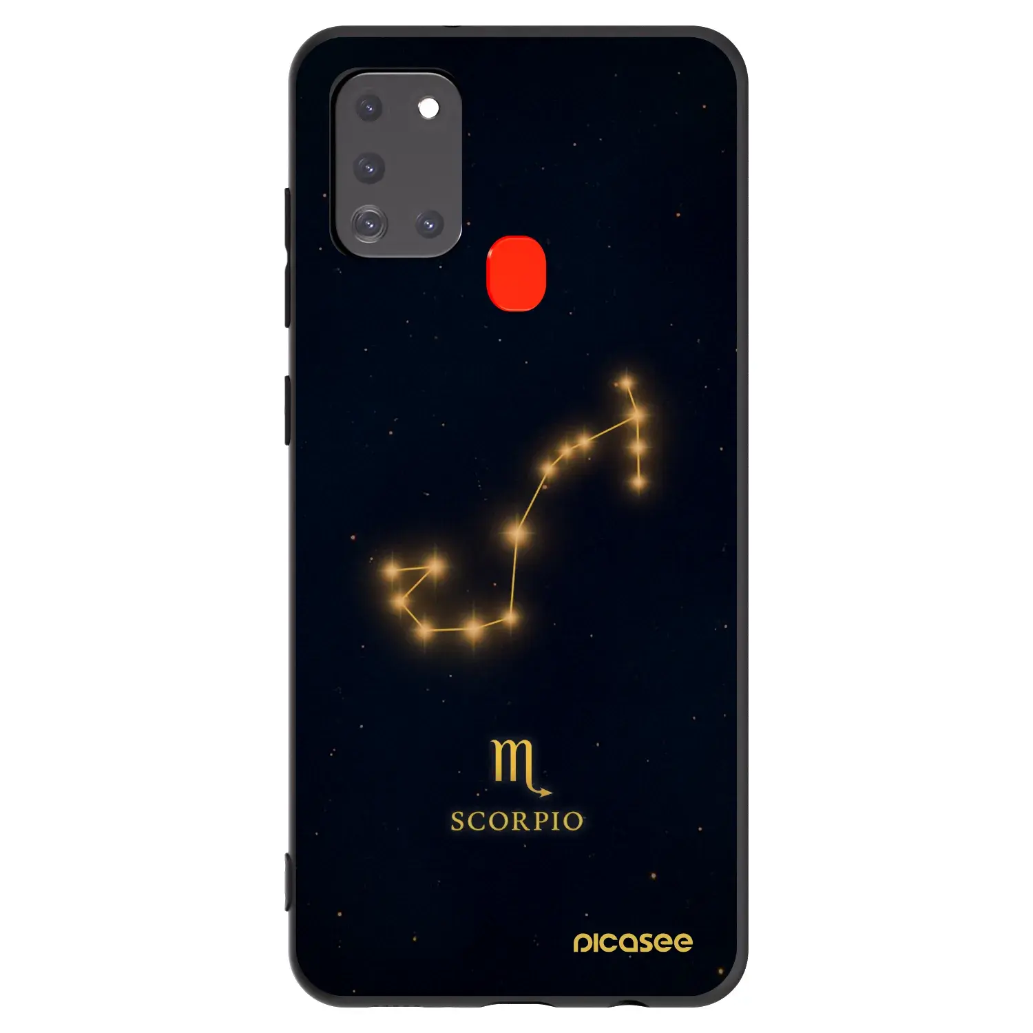 Silikonový černý obal pro Samsung Galaxy A21s - SCORPIO