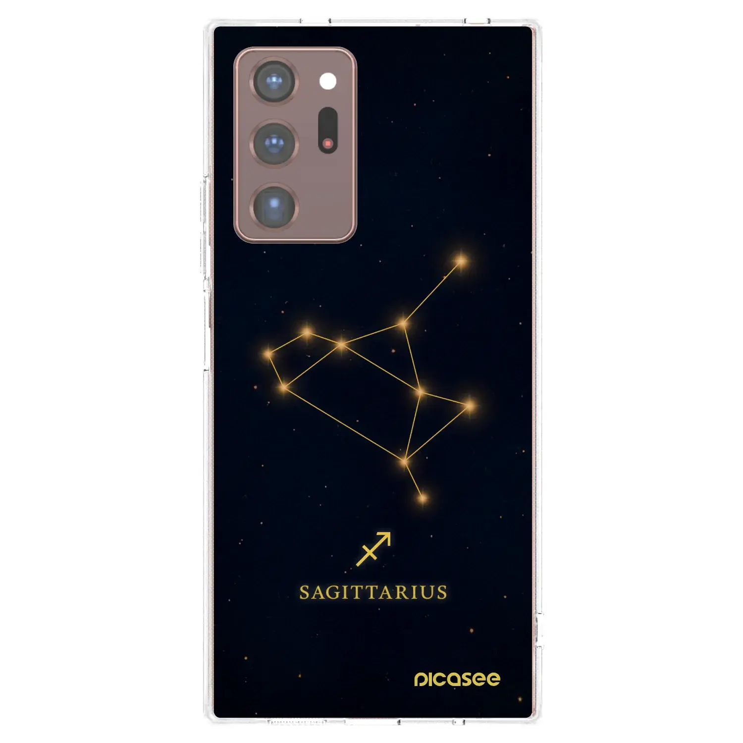 Silikonový průhledný obal pro Samsung Galaxy Note 20 Ultra - SAGITTARIUS