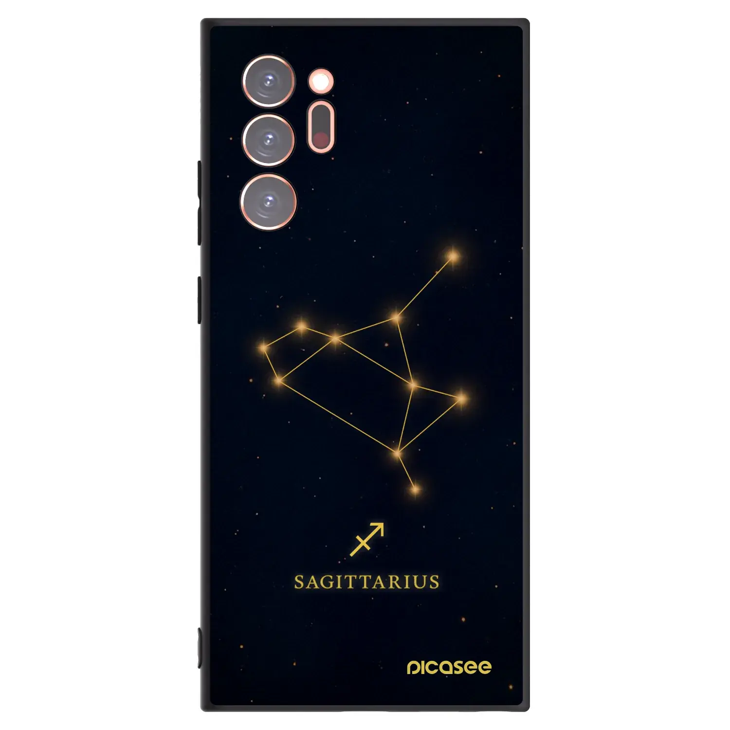 Silikonový černý obal pro Samsung Galaxy Note 20 Ultra - SAGITTARIUS