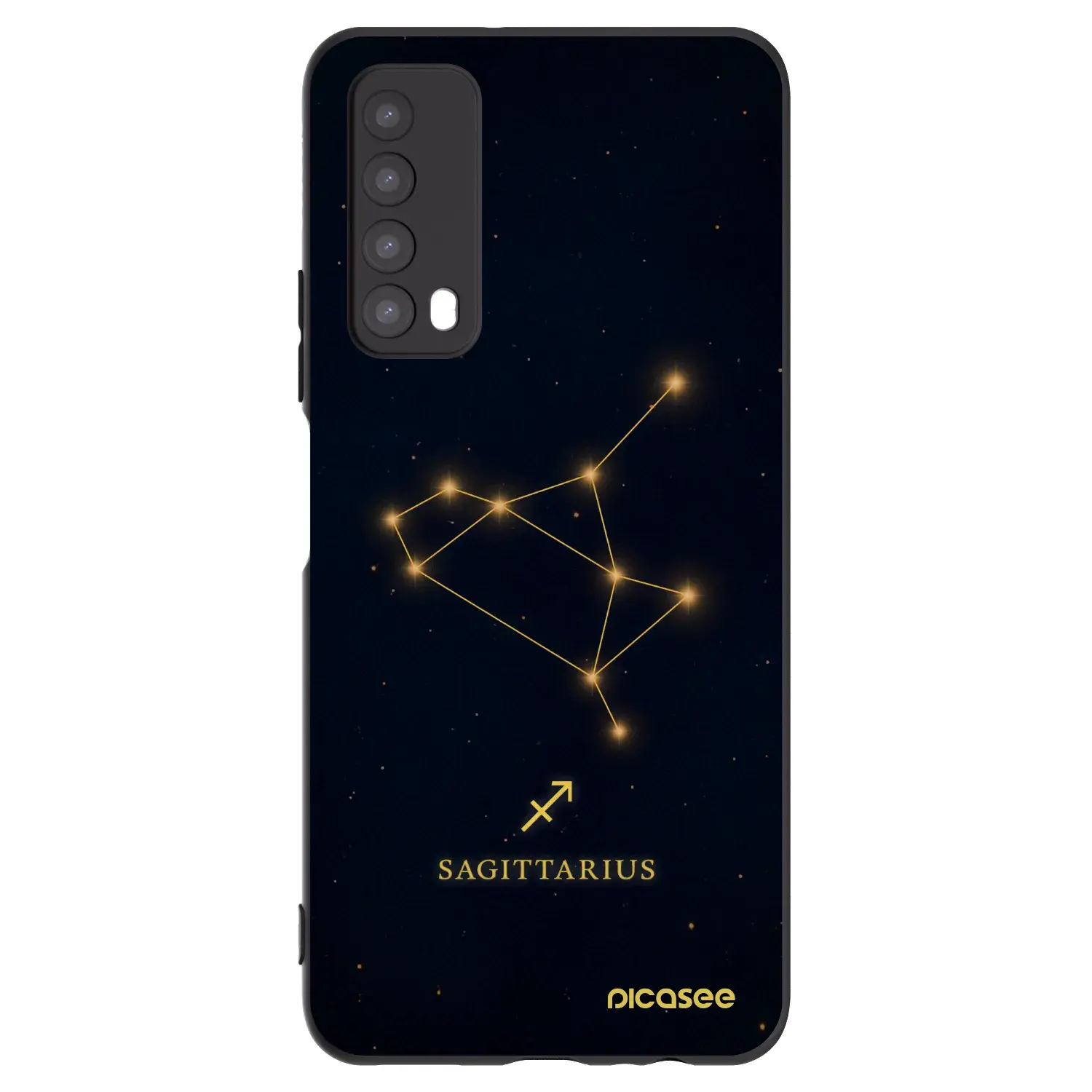 Silikonový černý obal pro Huawei P Smart 2021 - SAGITTARIUS