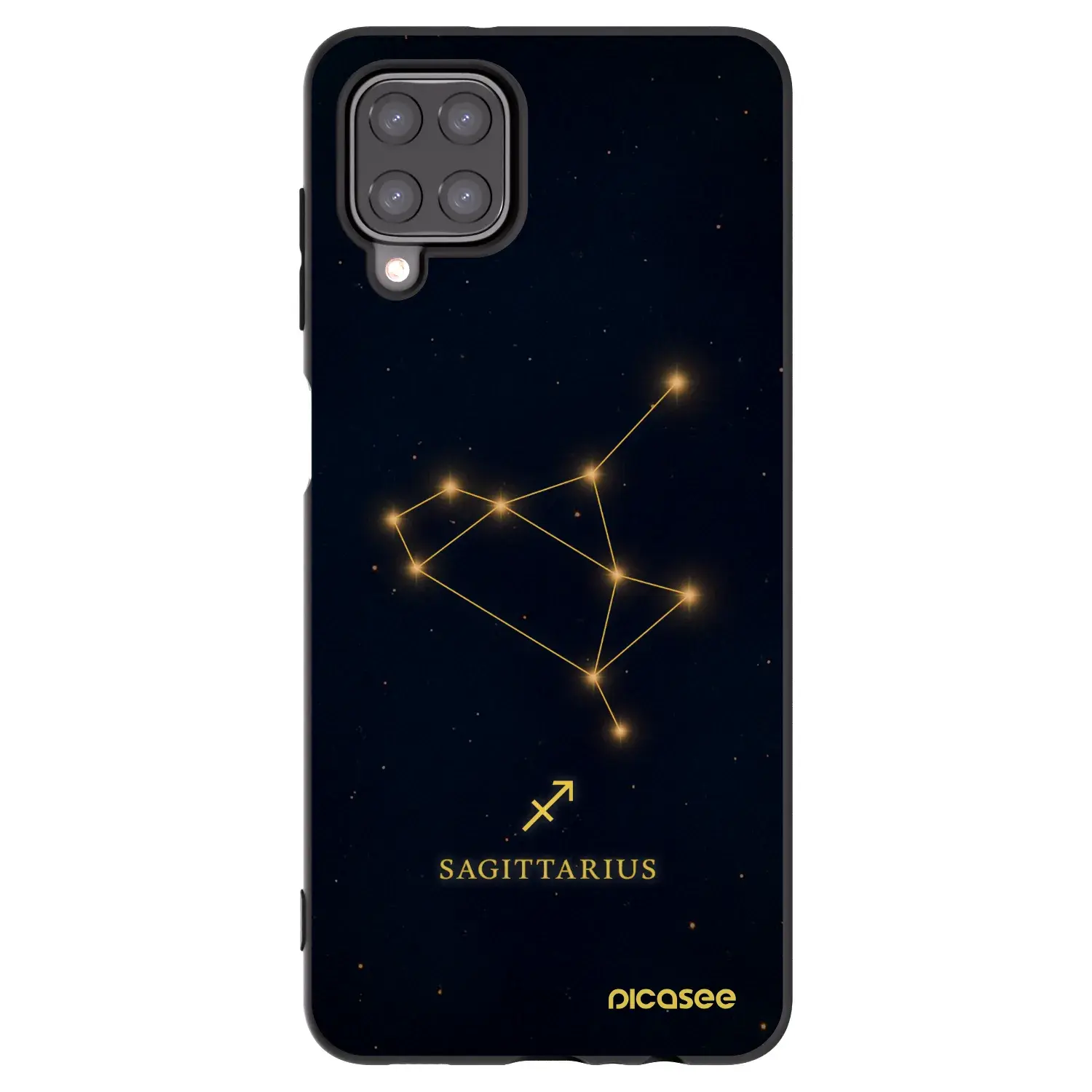 Silikonový černý obal pro Samsung Galaxy A12 A125F - SAGITTARIUS