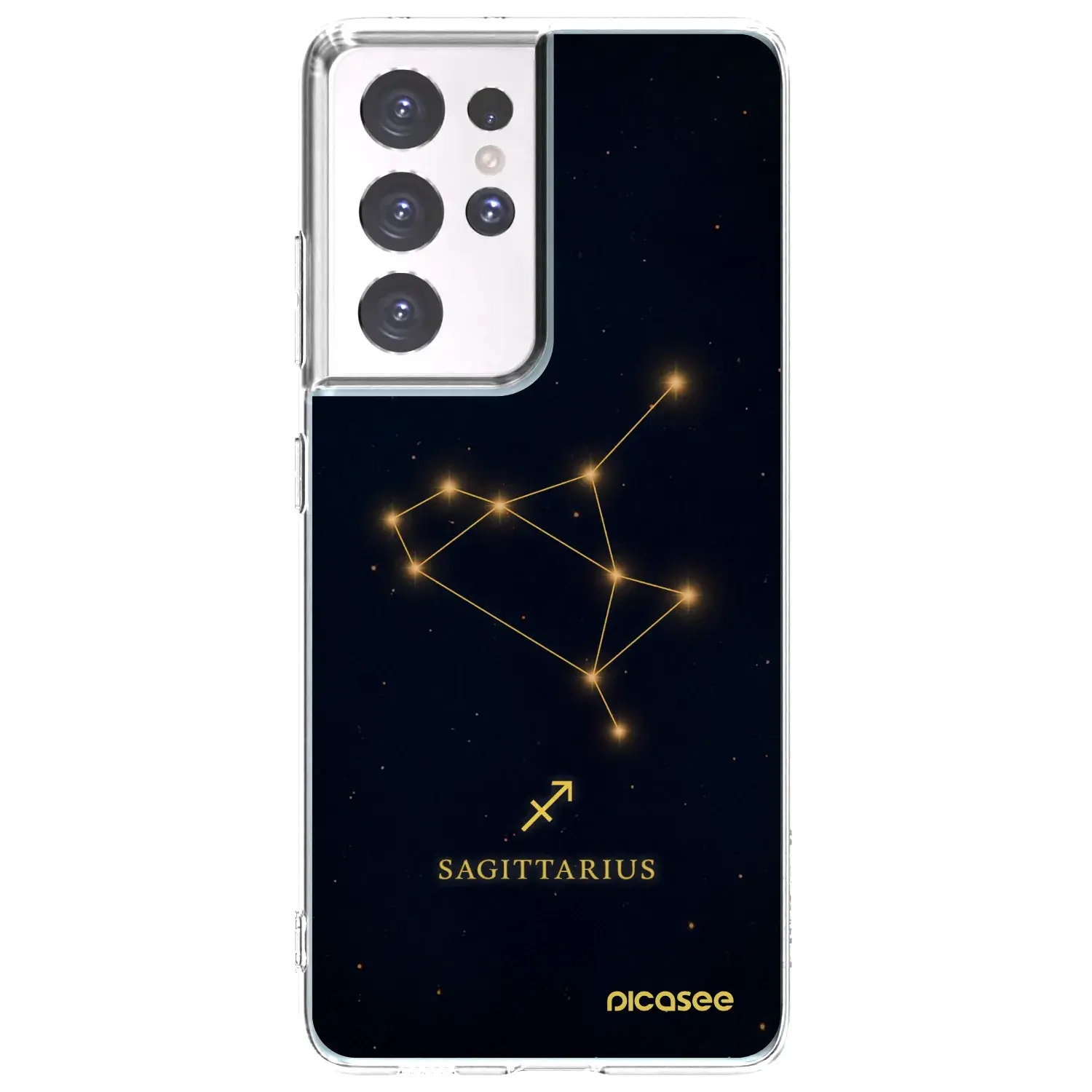 Silikonový průhledný obal pro Samsung Galaxy S21 Ultra 5G G998B - SAGITTARIUS