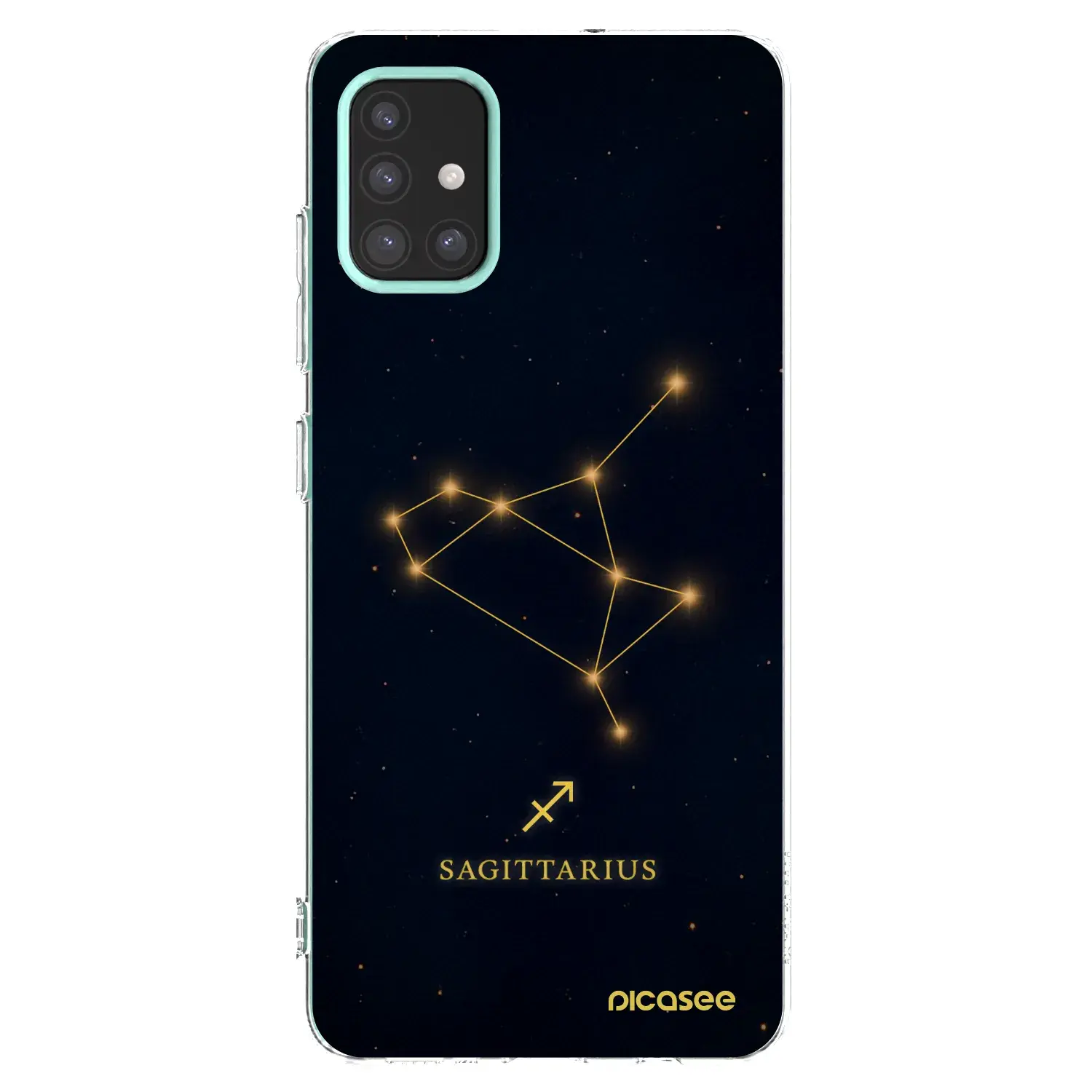 Silikonový průhledný obal pro Samsung Galaxy M31s - SAGITTARIUS
