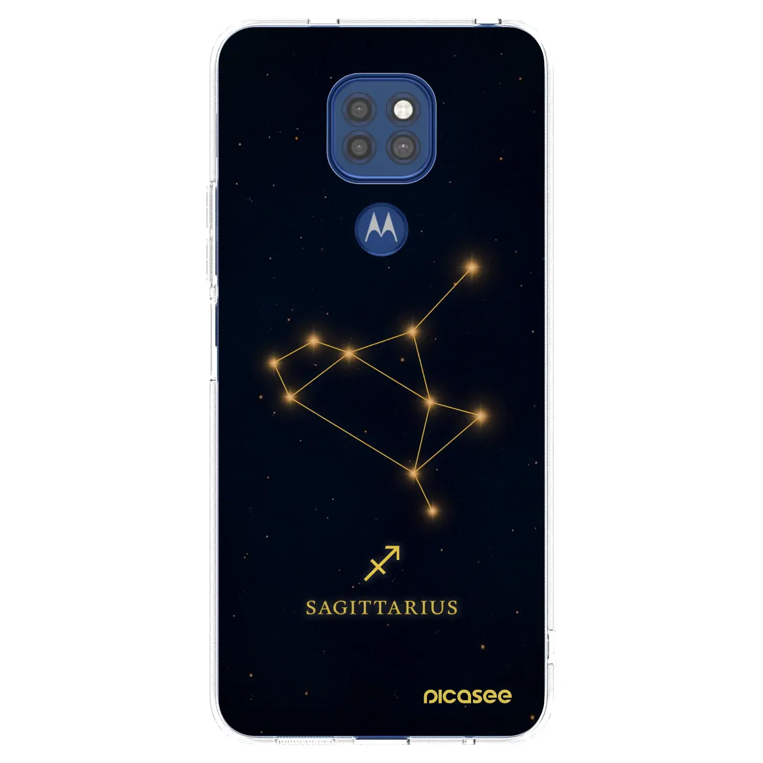 Silikonový průhledný obal pro Motorola Moto G9 Play - SAGITTARIUS