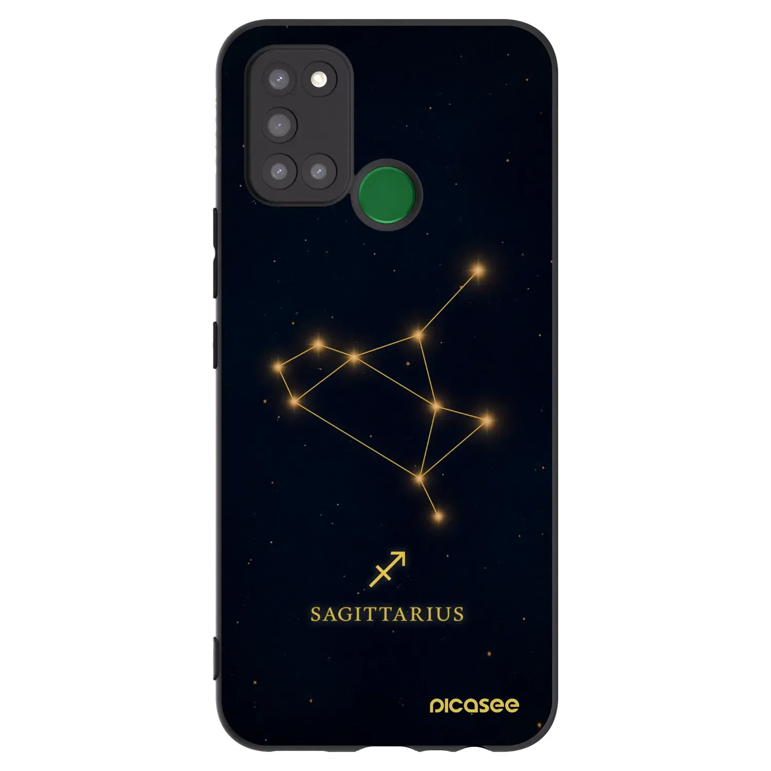 Silikonový černý obal pro Realme 7i - SAGITTARIUS