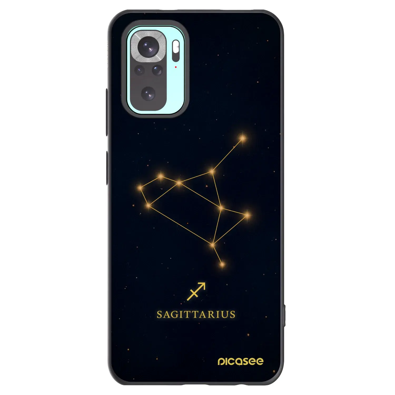 Silikonový černý obal pro Xiaomi Redmi Note 10 Pro - SAGITTARIUS