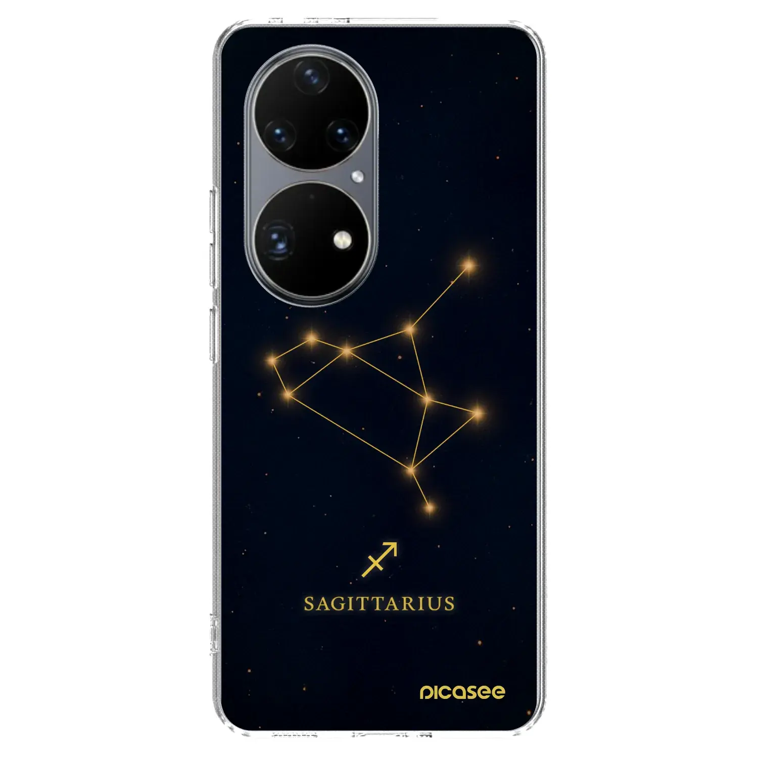Silikonový průhledný obal pro Huawei P50 - SAGITTARIUS