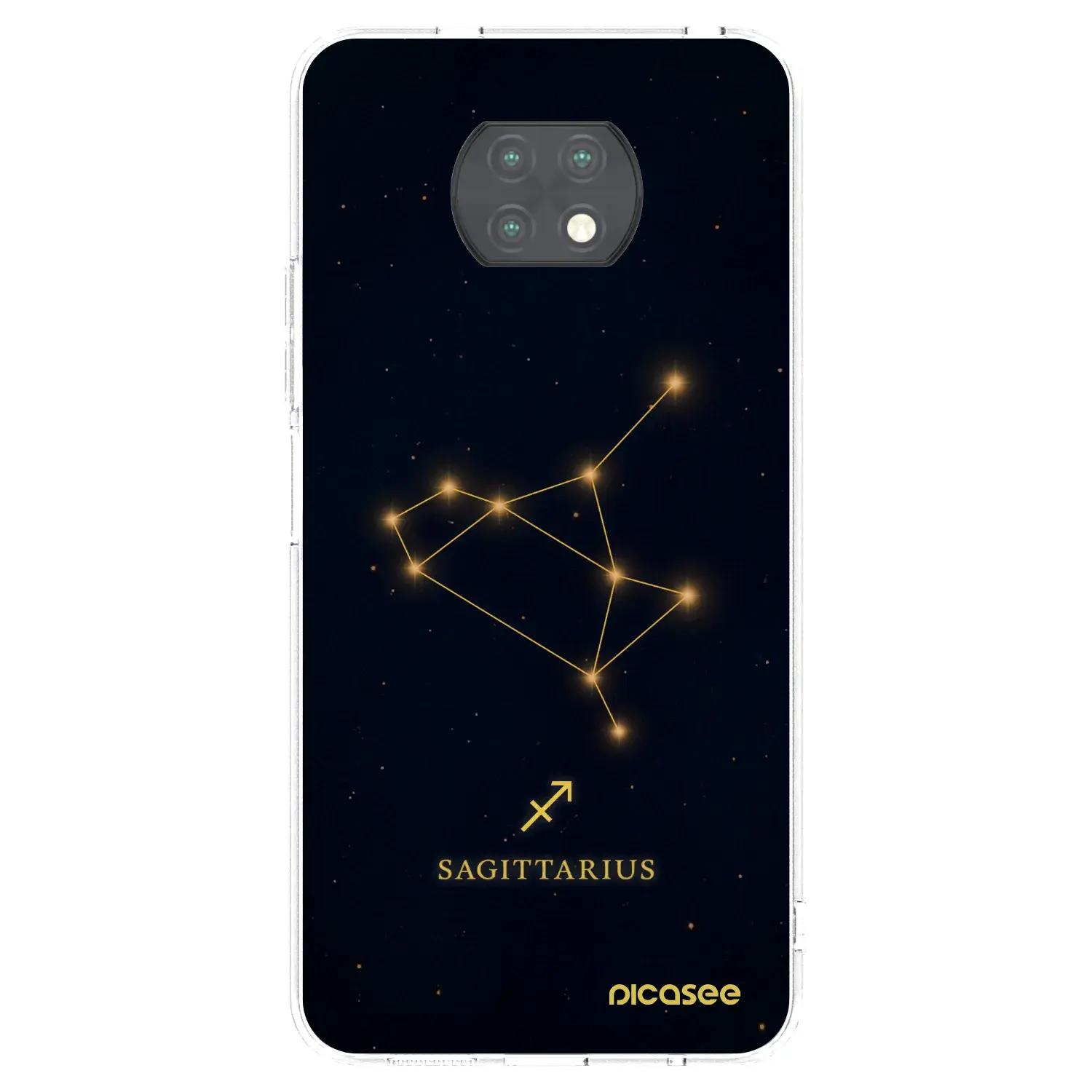 Silikonový průhledný obal pro Xiaomi Redmi Note 9T - SAGITTARIUS