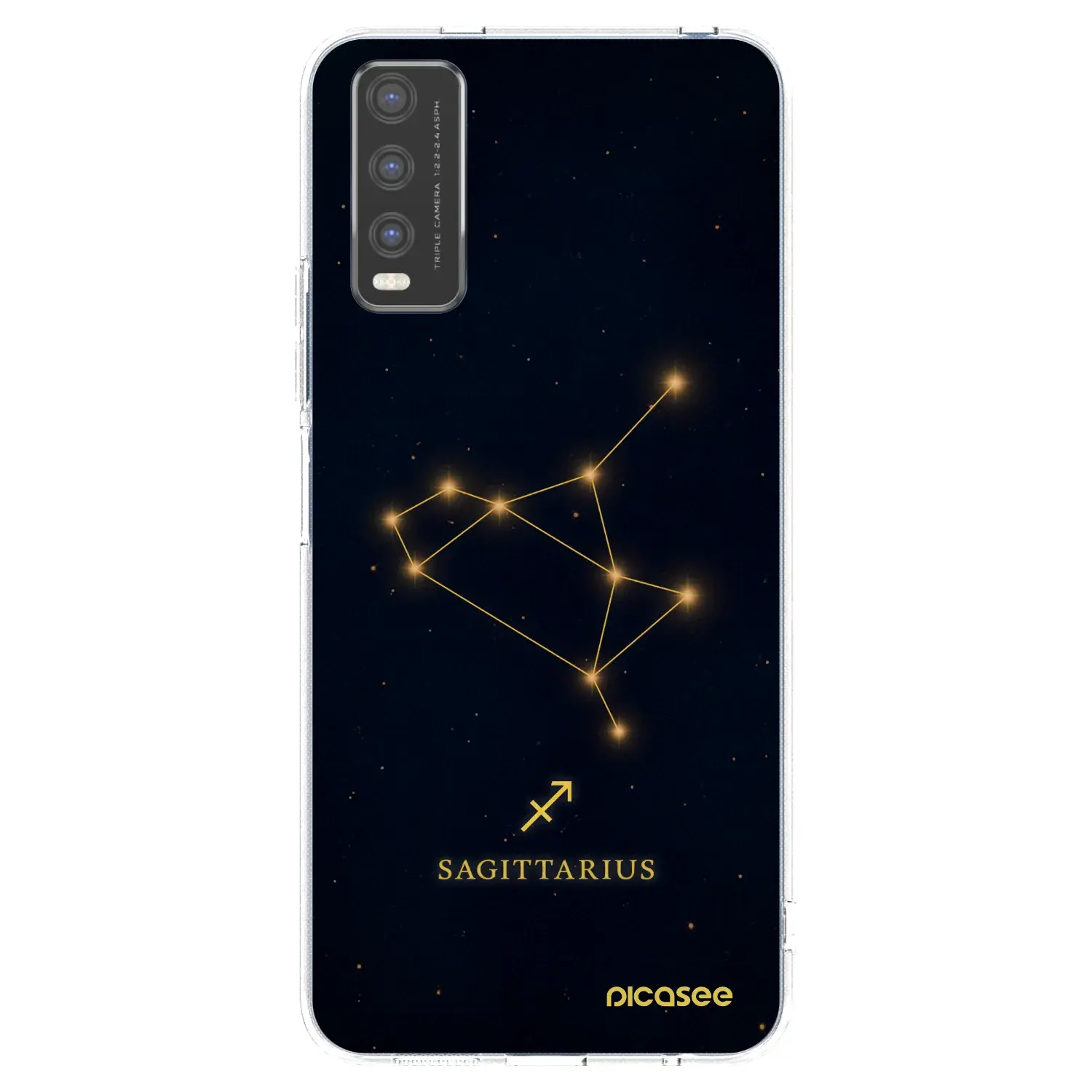 Silikonový průhledný obal pro Vivo Y20s - SAGITTARIUS