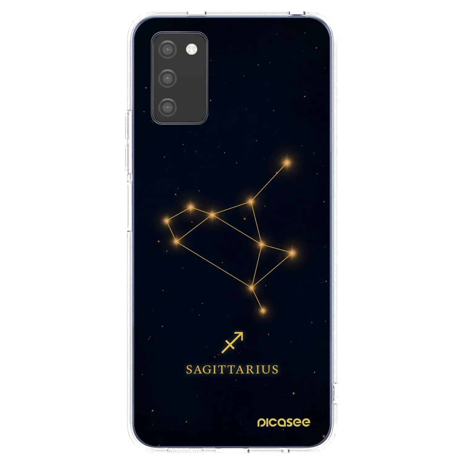 Silikonový průhledný obal pro Samsung Galaxy A03s A037G - SAGITTARIUS