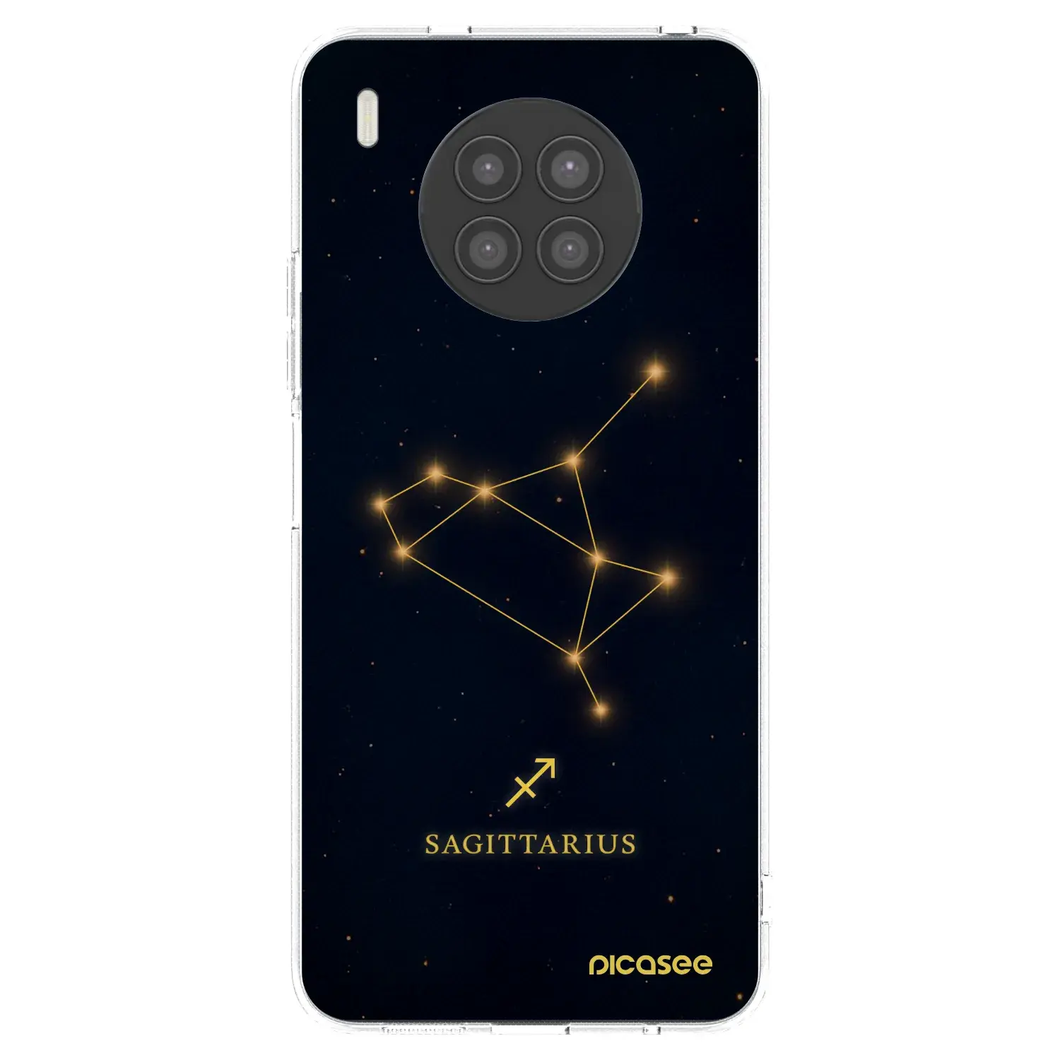 Silikonový průhledný obal pro Huawei Nova 8i - SAGITTARIUS