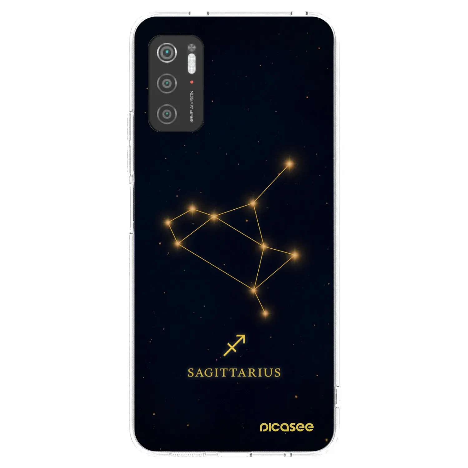 Silikonový průhledný obal pro Xiaomi Poco M3 Pro 5G - SAGITTARIUS