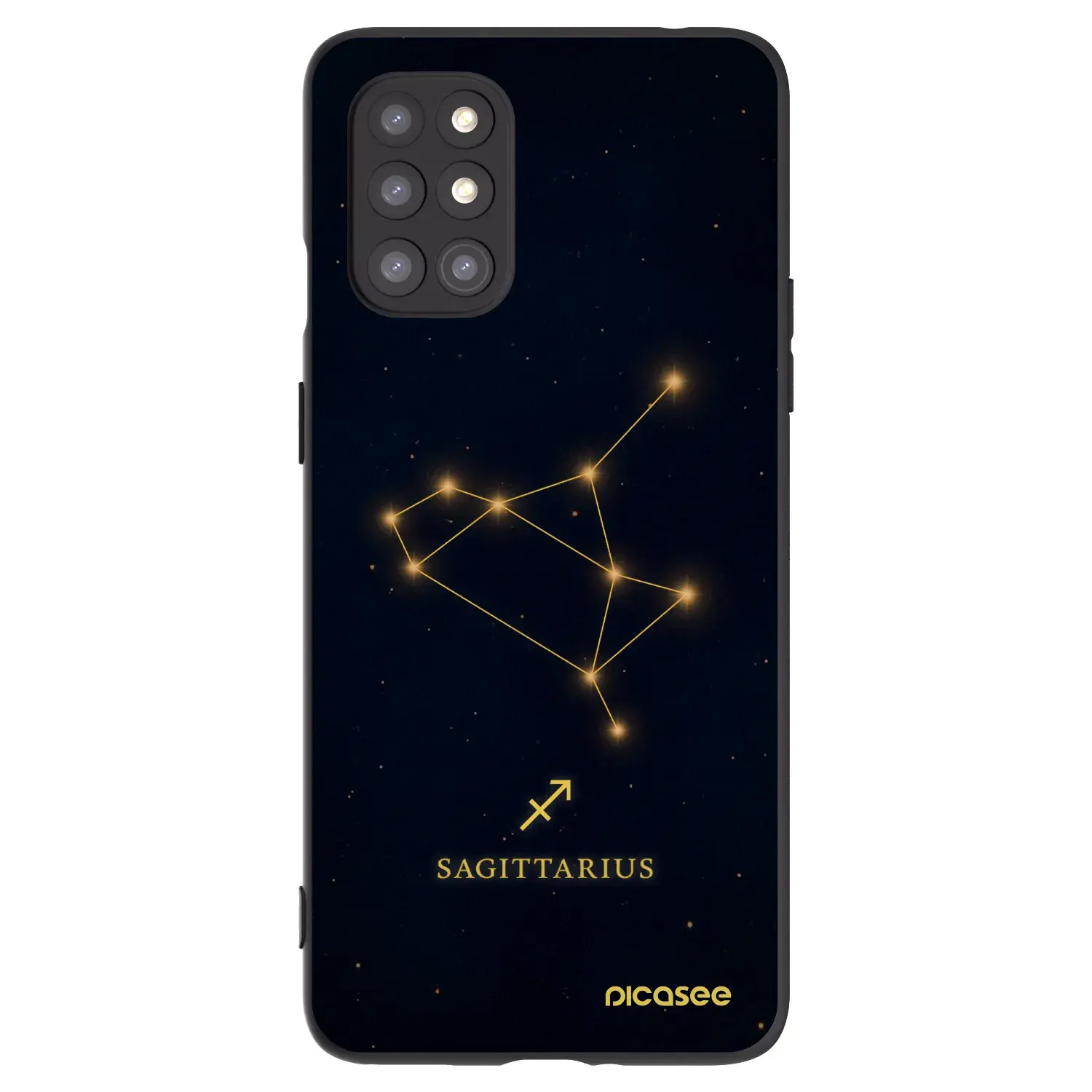 Silikonový černý obal pro OnePlus 8T - SAGITTARIUS