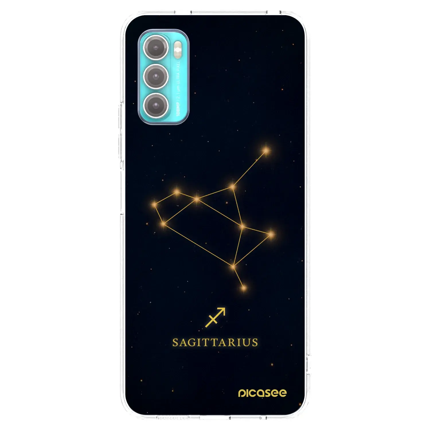 Silikonový průhledný obal pro Motorola Moto G60 - SAGITTARIUS